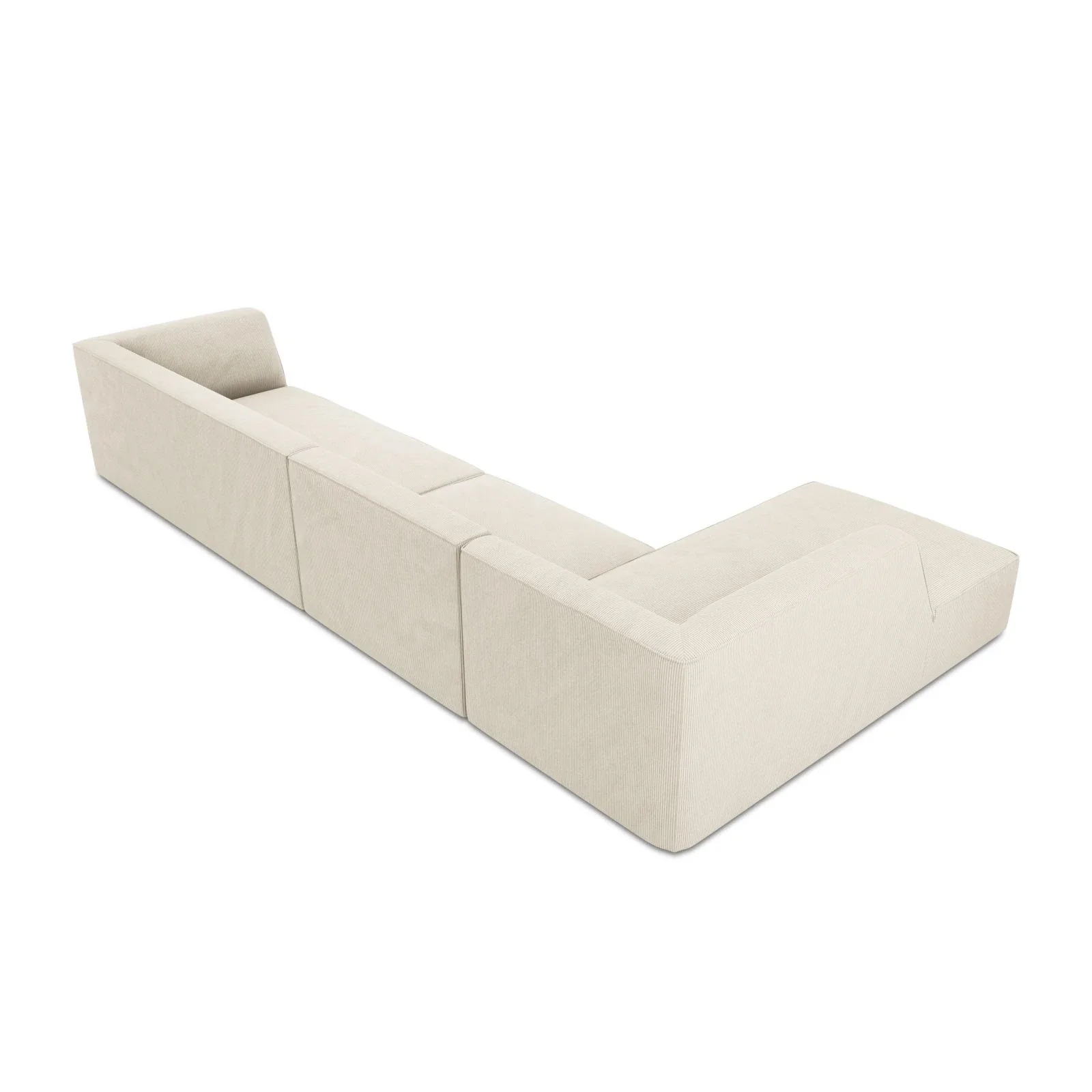 Ruby 5-Sitzer Ecksofa Links, mit Bezug aus Samt, Cord oder Strukturstoff, 366x180 cm - Image 6