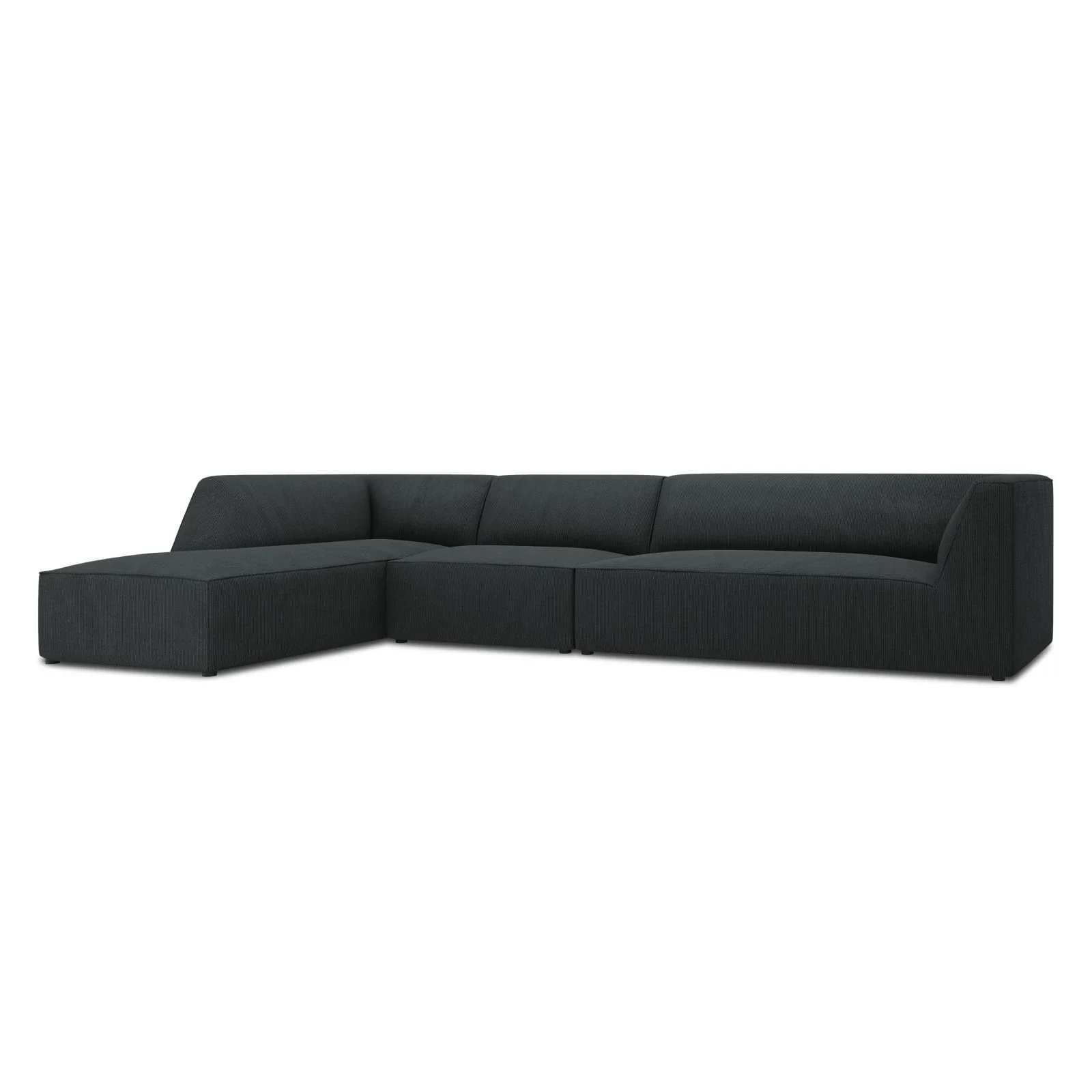 Ruby 5-Sitzer Ecksofa Links, mit Bezug aus Samt, Cord oder Strukturstoff, 366x180 cm - Image 60
