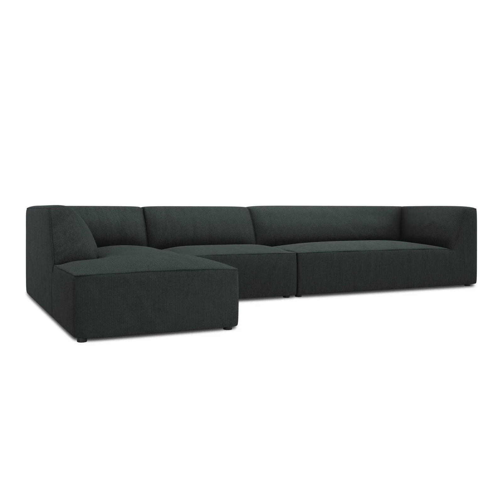 Ruby 5-Sitzer Ecksofa Links, mit Bezug aus Samt, Cord oder Strukturstoff, 366x180 cm - Image 61