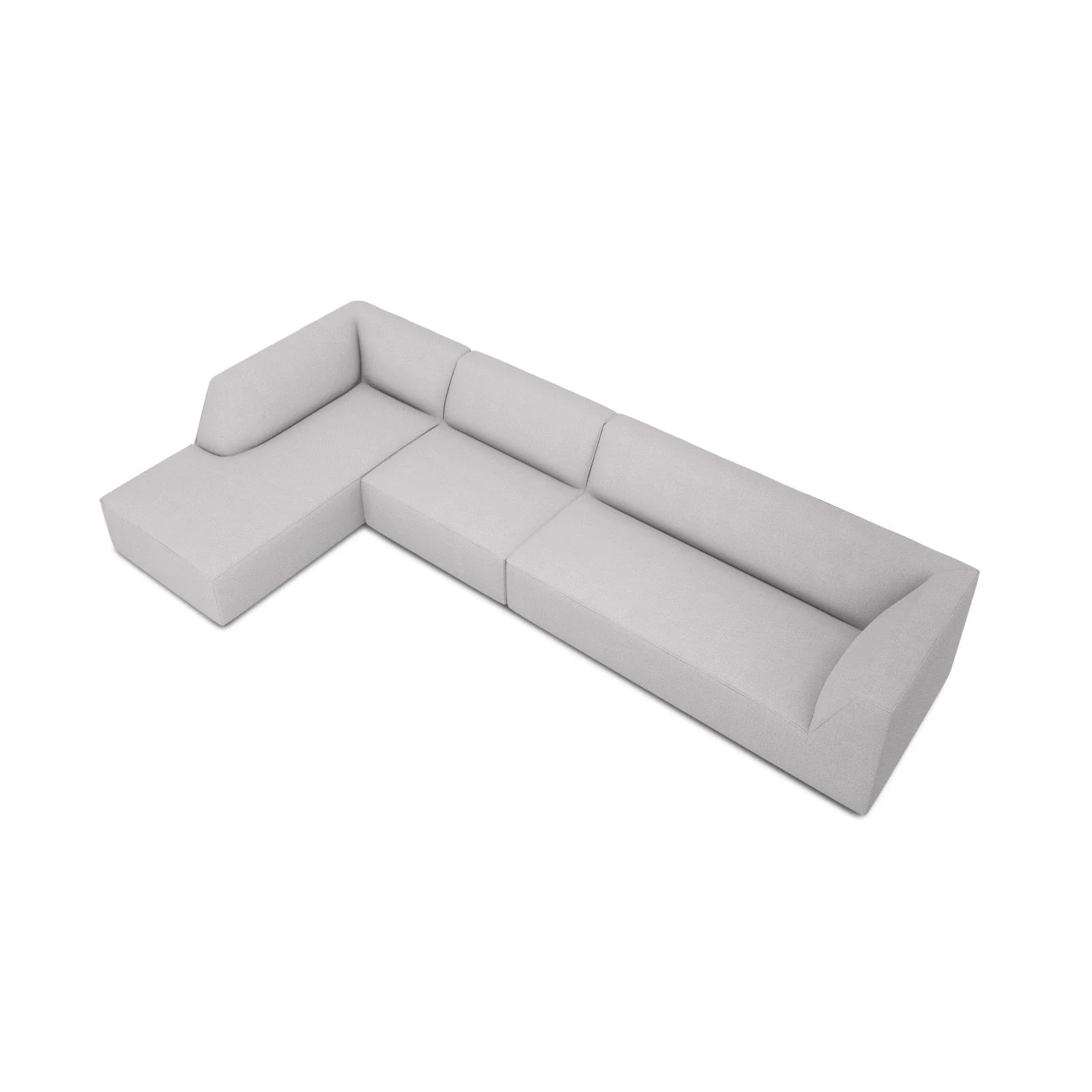 Ruby 5-Sitzer Ecksofa Links, mit Bezug aus Samt, Cord oder Strukturstoff, 366x180 cm - Image 87