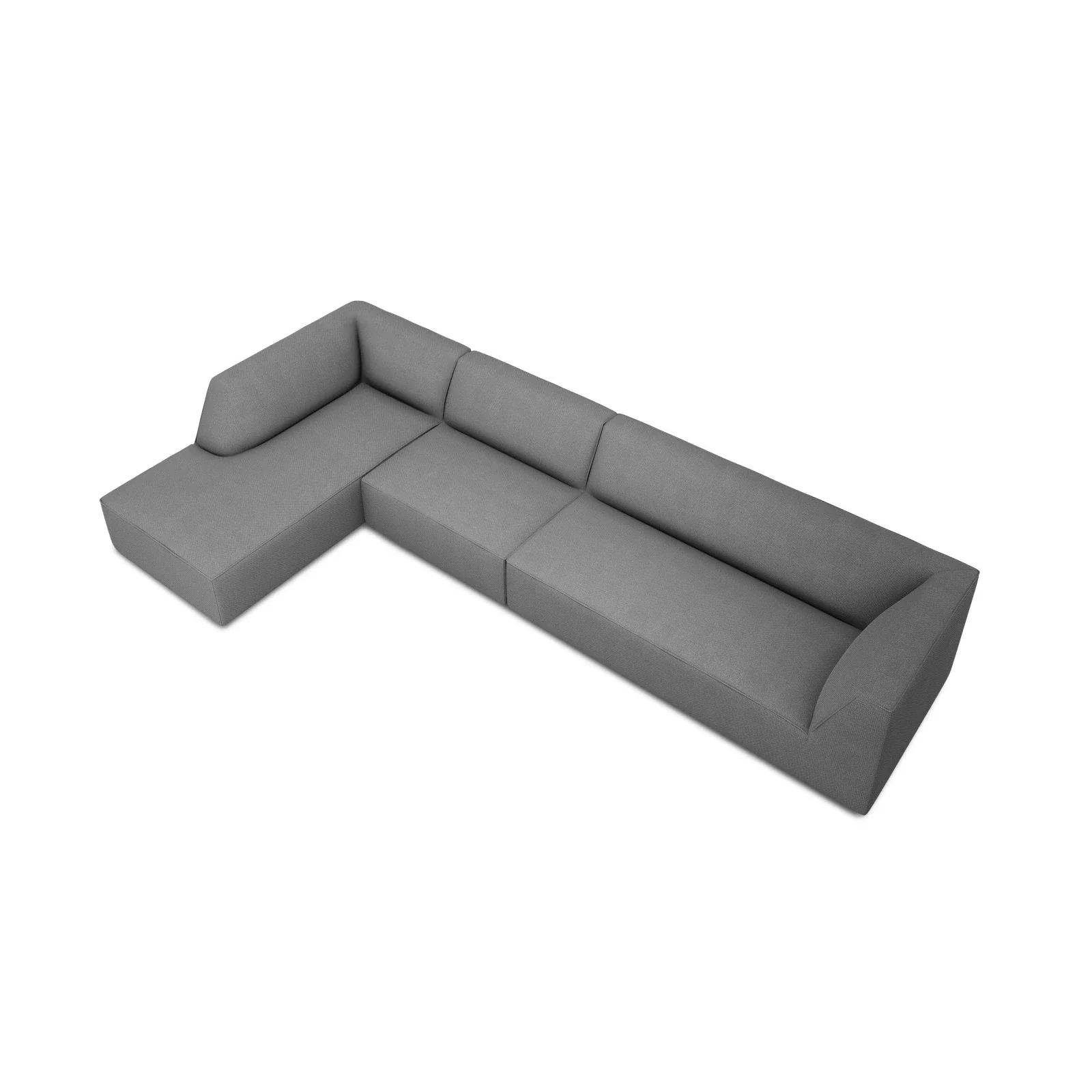 Ruby 5-Sitzer Ecksofa Links, mit Bezug aus Samt, Cord oder Strukturstoff, 366x180 cm - Image 94