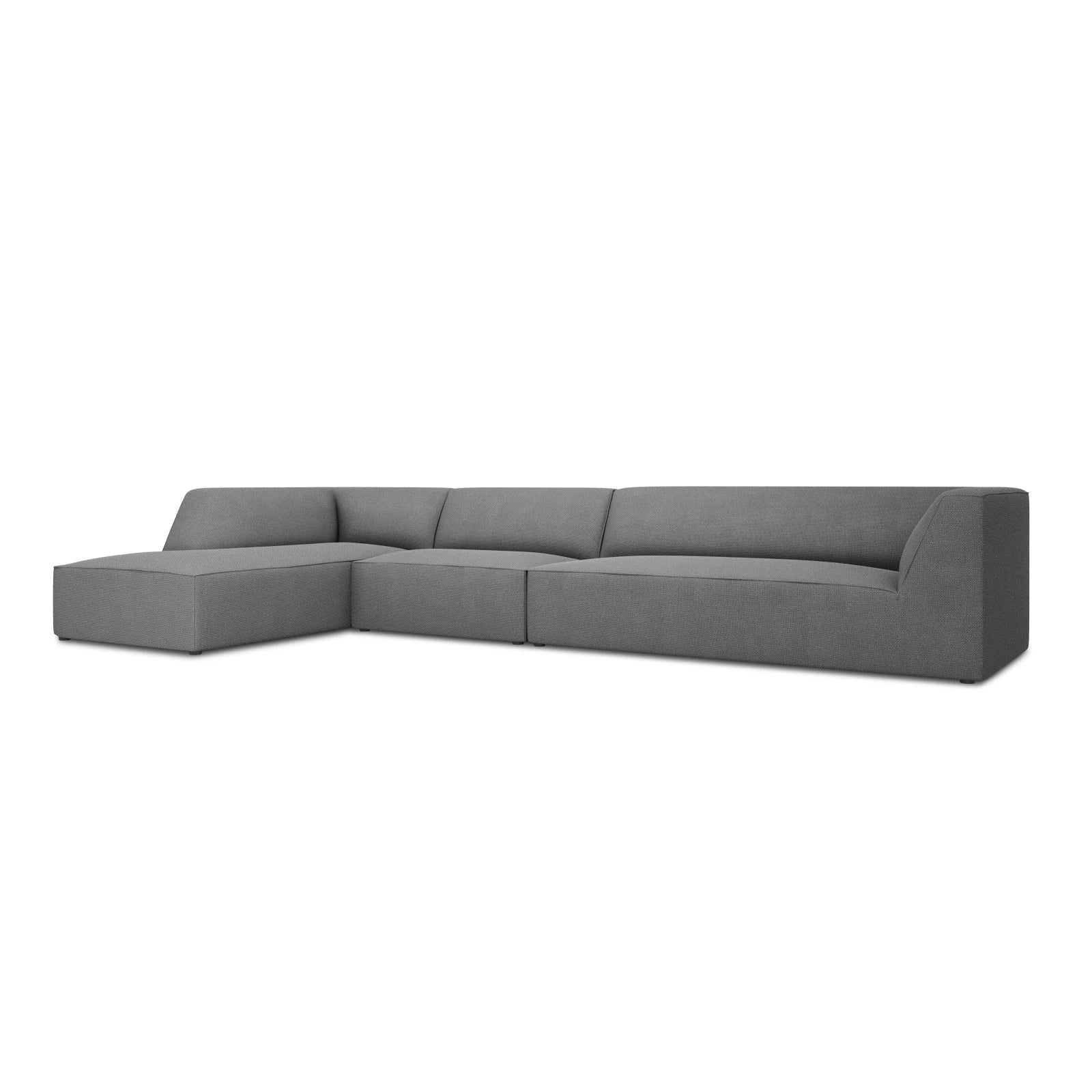 Ruby 5-Sitzer Ecksofa Links, mit Bezug aus Samt, Cord oder Strukturstoff, 366x180 cm - Image 95