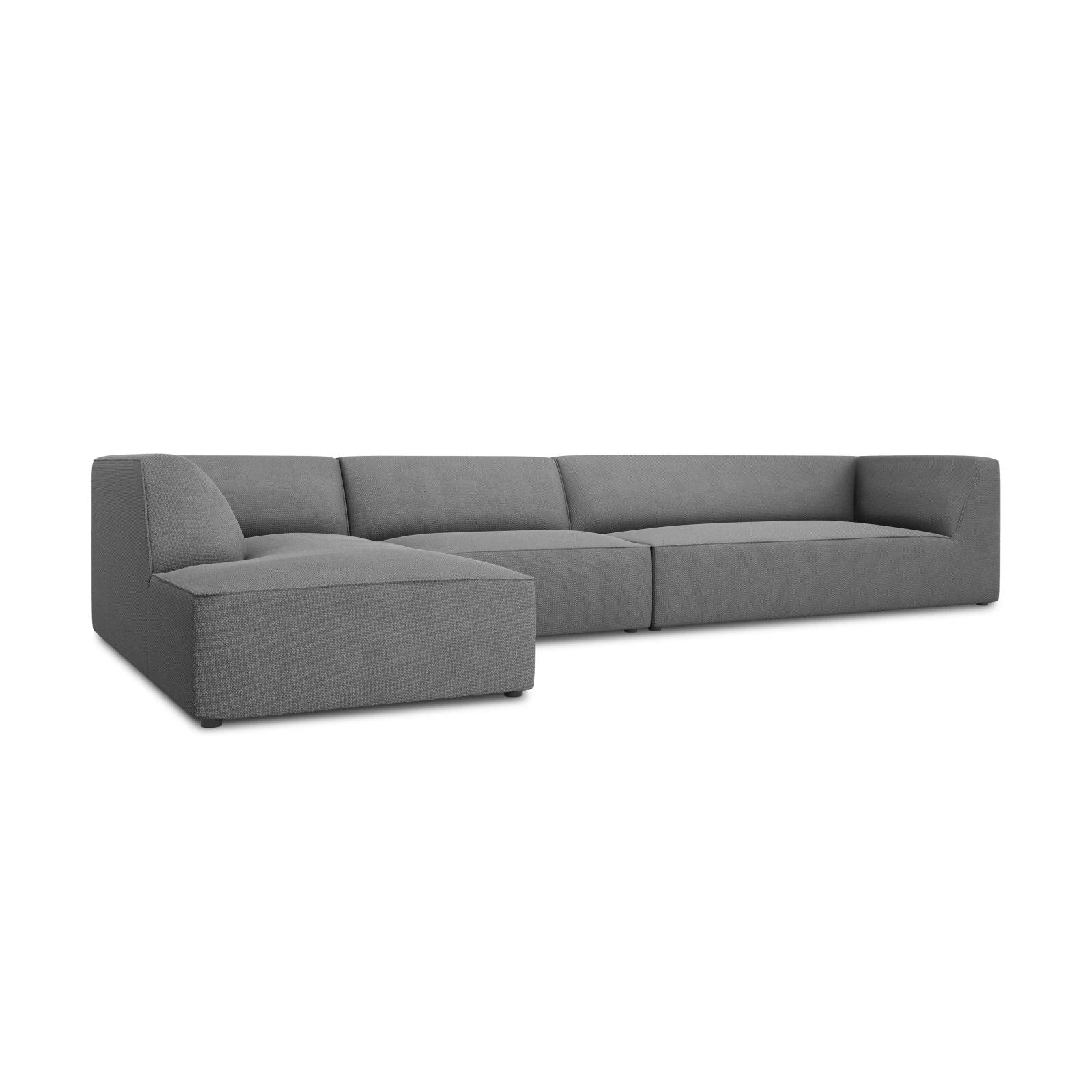 Ruby 5-Sitzer Ecksofa Links, mit Bezug aus Samt, Cord oder Strukturstoff, 366x180 cm - Image 96