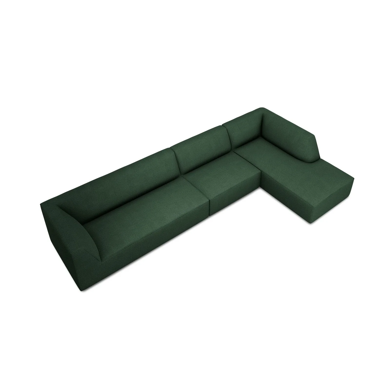 Ruby 5-Sitzer Ecksofa Rechts, mit Bezug aus Samt, Cord oder Strukturstoff, 366x180 cm - Image 108