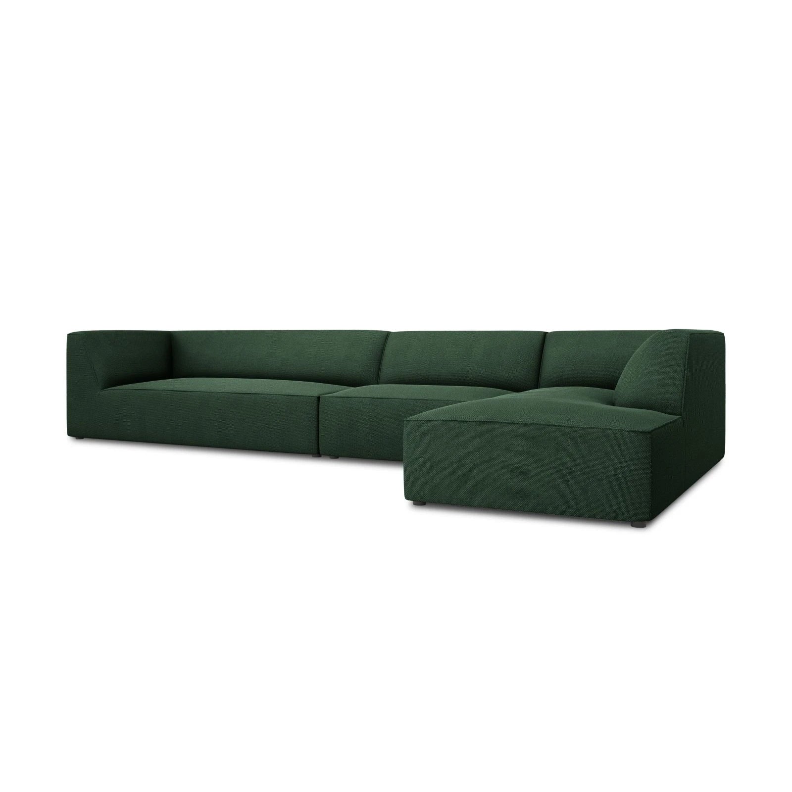Ruby 5-Sitzer Ecksofa Rechts, mit Bezug aus Samt, Cord oder Strukturstoff, 366x180 cm - Image 110