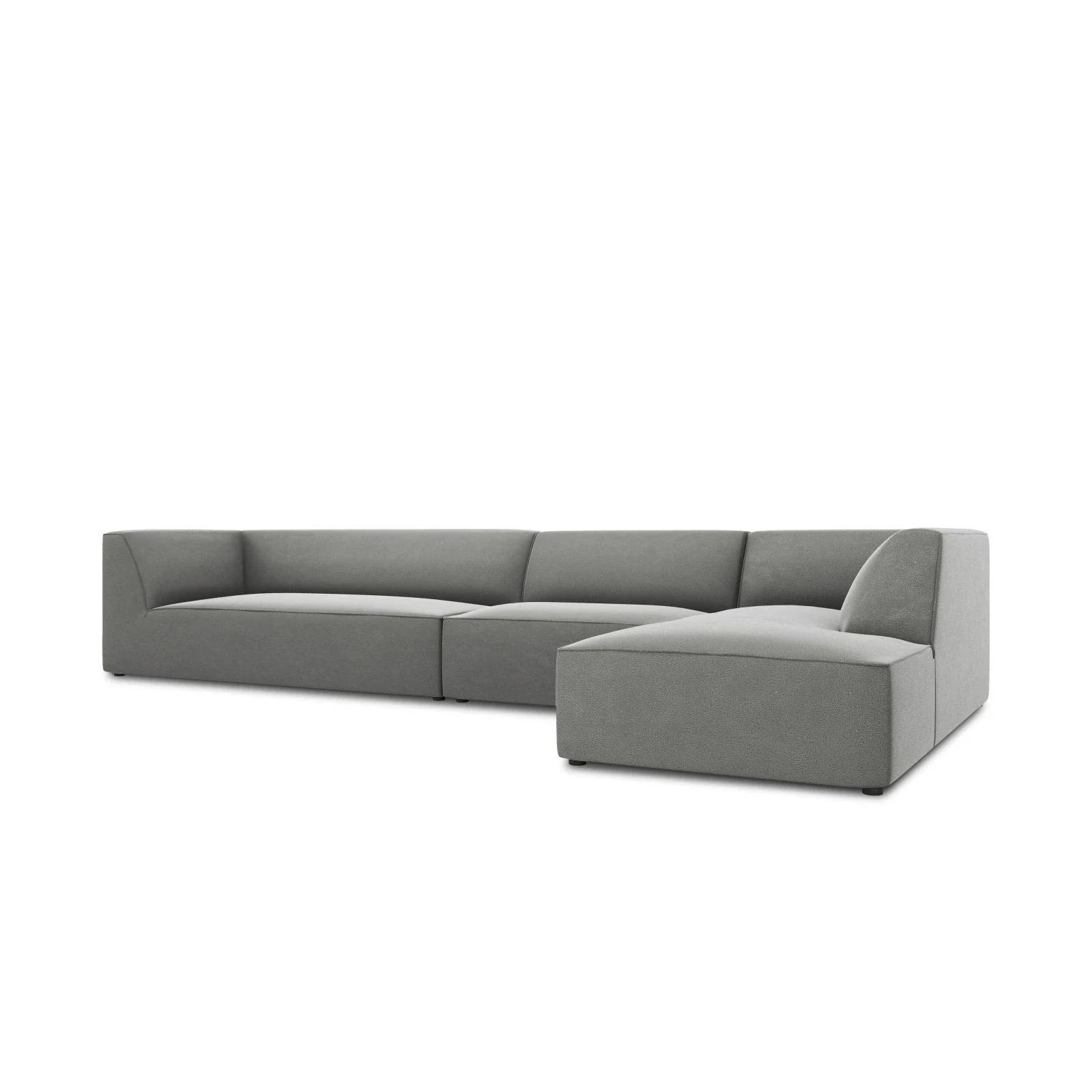 Ruby 5-Sitzer Ecksofa Rechts, mit Bezug aus Samt, Cord oder Strukturstoff, 366x180 cm - Image 172