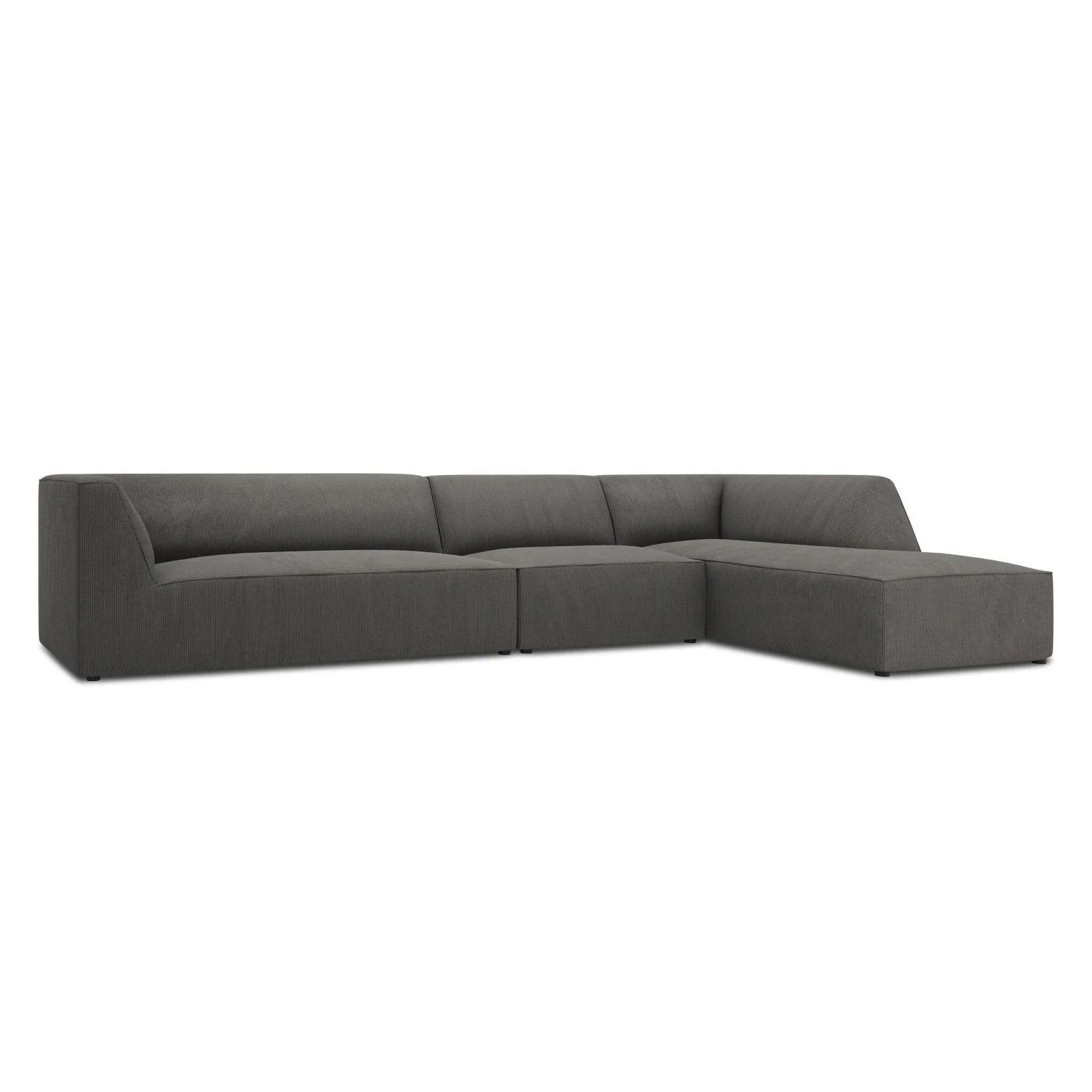Ruby 5-Sitzer Ecksofa Rechts, mit Bezug aus Samt, Cord oder Strukturstoff, 366x180 cm - Image 52