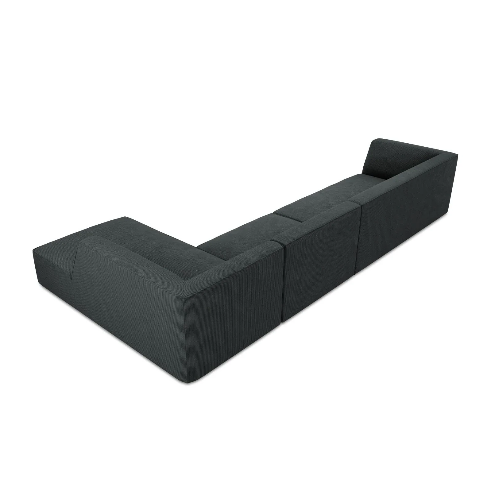 Ruby 5-Sitzer Ecksofa Rechts, mit Bezug aus Samt, Cord oder Strukturstoff, 366x180 cm - Image 62