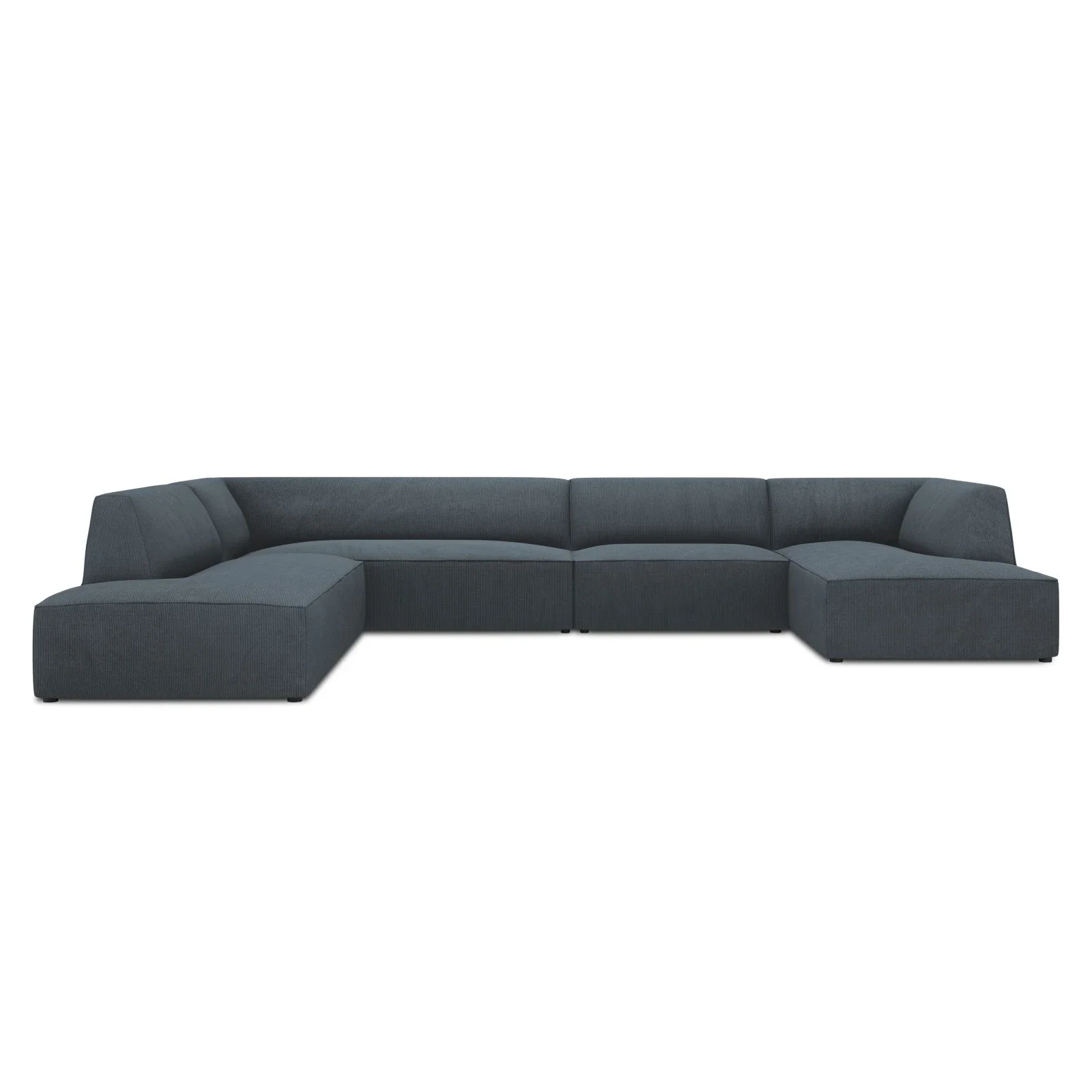 Ruby 7-Sitzer Panorama-Sofa Links, mit Bezug in Samt, Cord oder Strukturstoff, 366x273 cm - Image 29