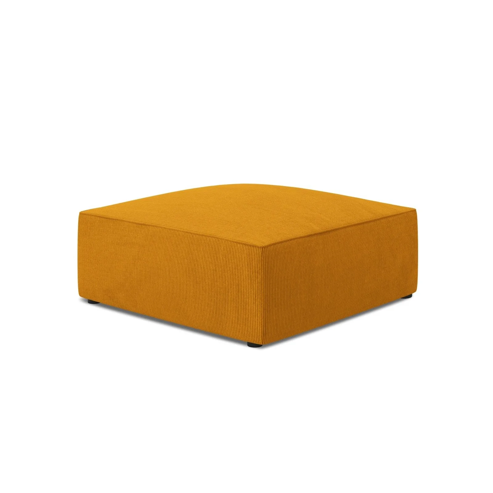 Ruby Pouf mit Bezug in Samt, Cord oder Strukturstoff, 93x93 cm - Image 10