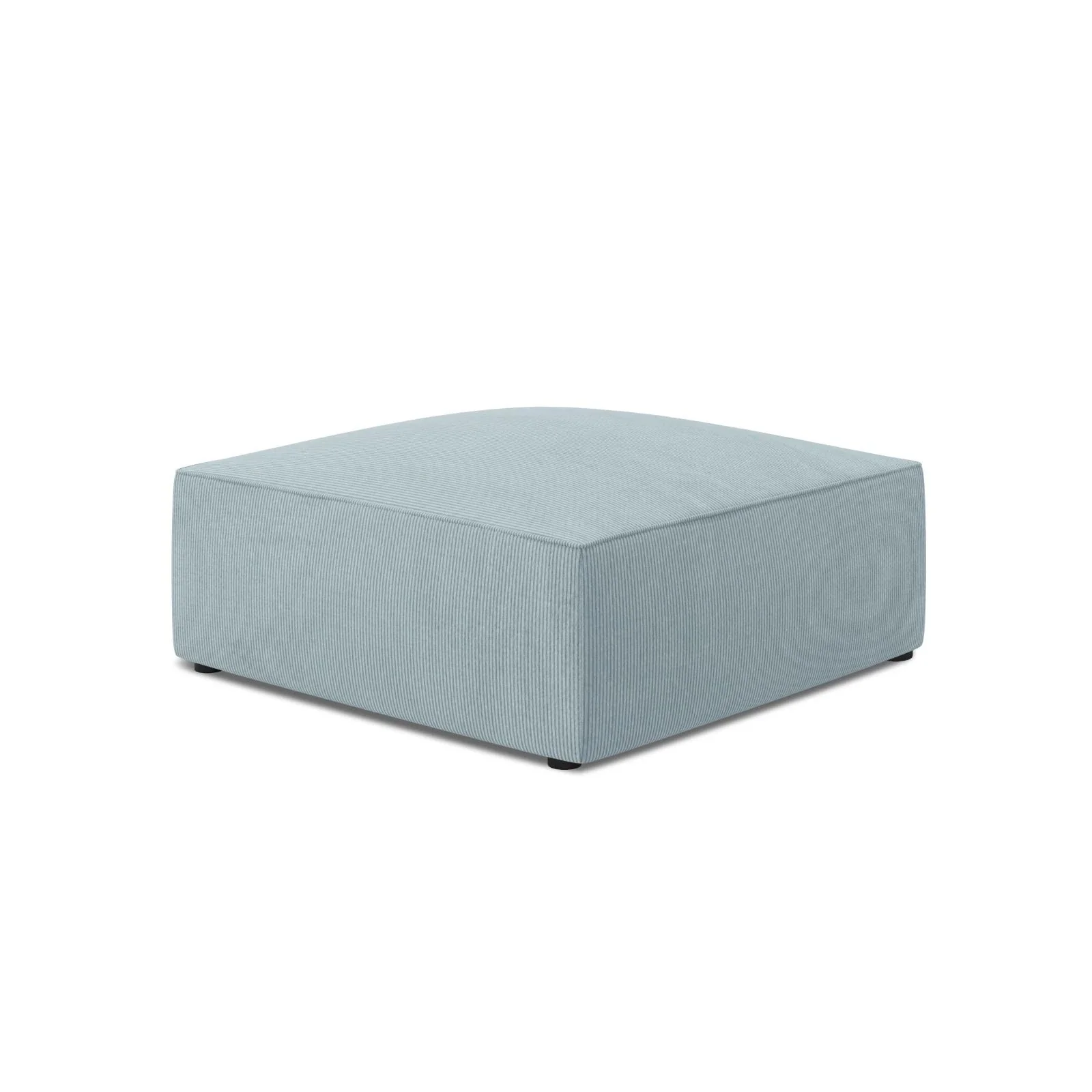 Ruby Pouf mit Bezug in Samt, Cord oder Strukturstoff, 93x93 cm - Image 14