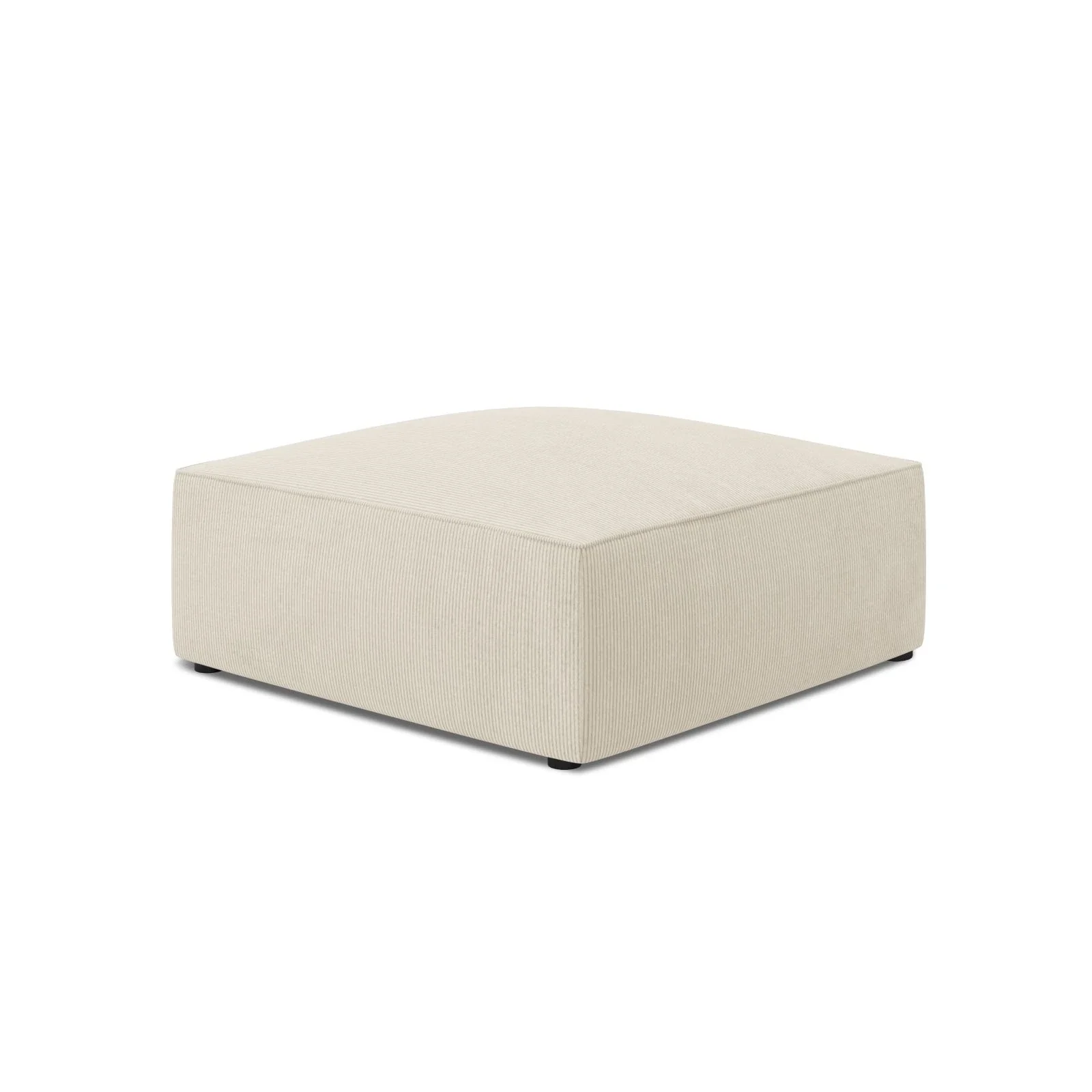 Ruby Pouf mit Bezug in Samt, Cord oder Strukturstoff, 93x93 cm - Image 2