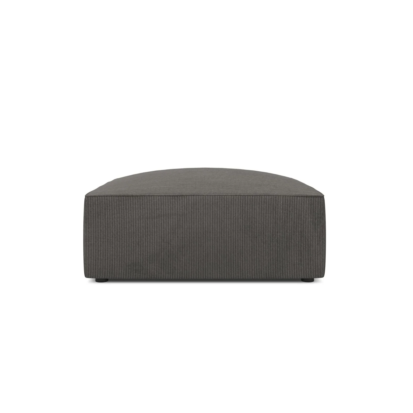 Ruby Pouf mit Bezug in Samt, Cord oder Strukturstoff, 93x93 cm - Image 26