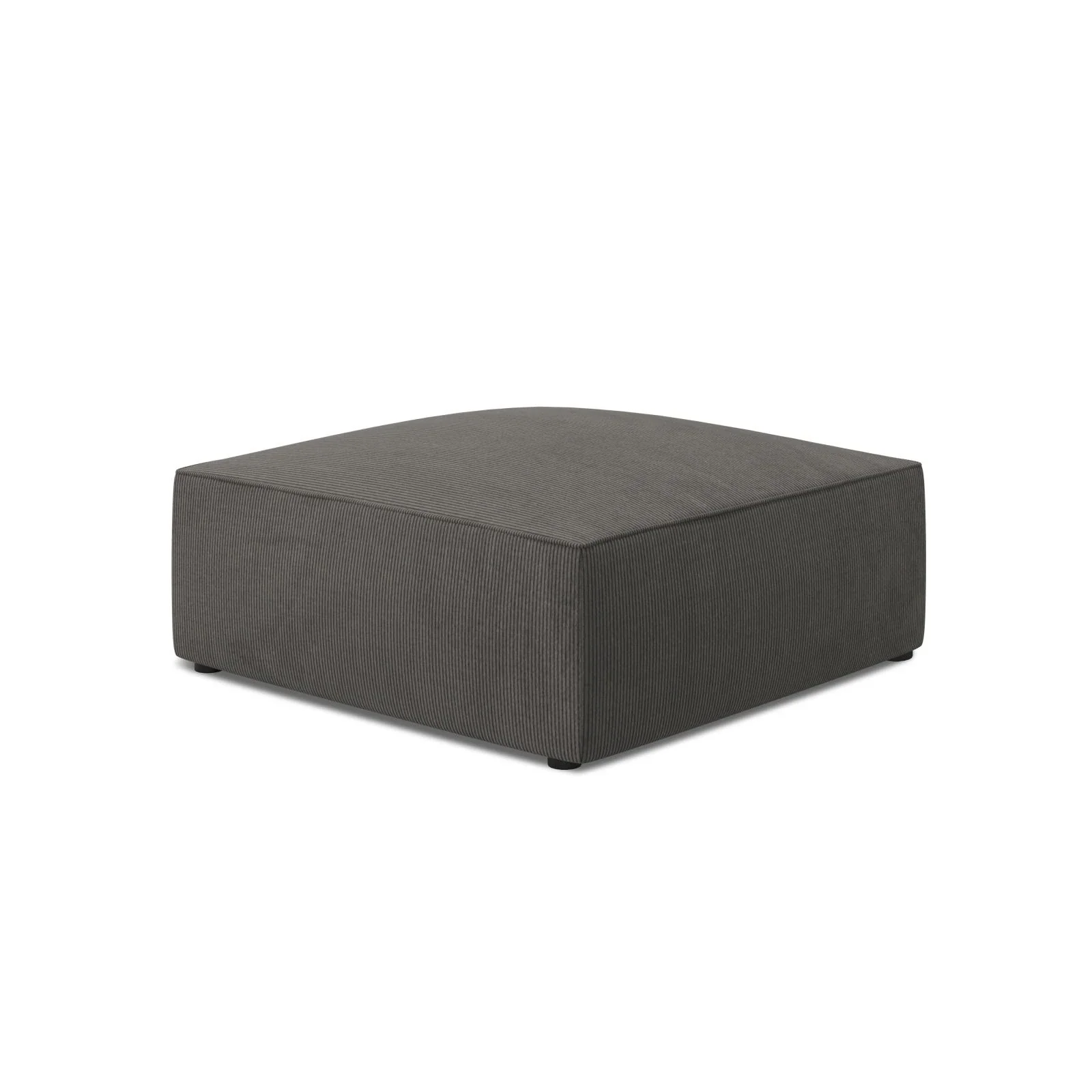 Ruby Pouf mit Bezug in Samt, Cord oder Strukturstoff, 93x93 cm - Image 27