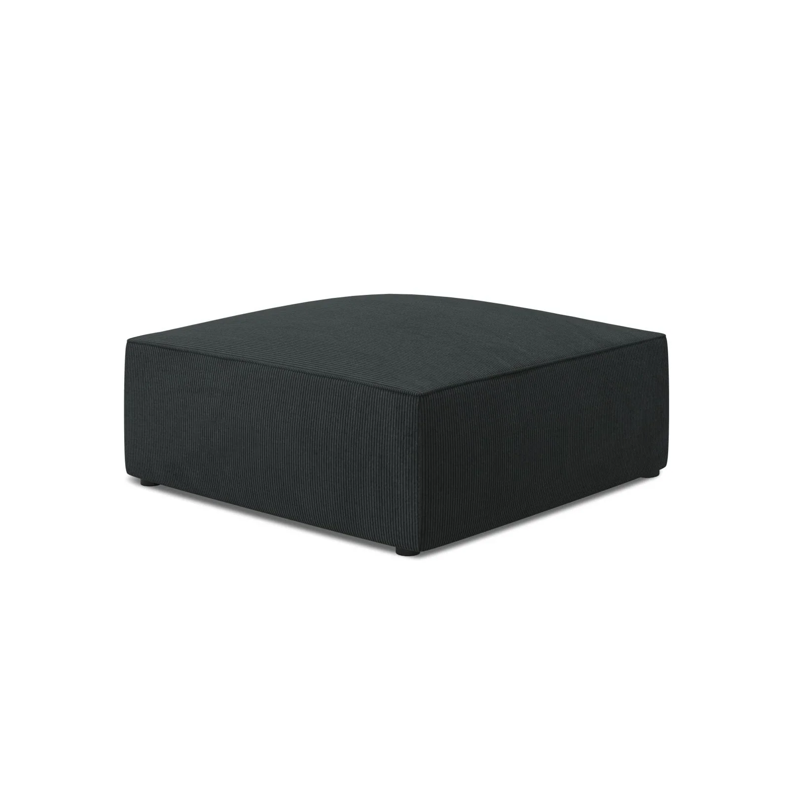 Ruby Pouf mit Bezug in Samt, Cord oder Strukturstoff, 93x93 cm - Image 31
