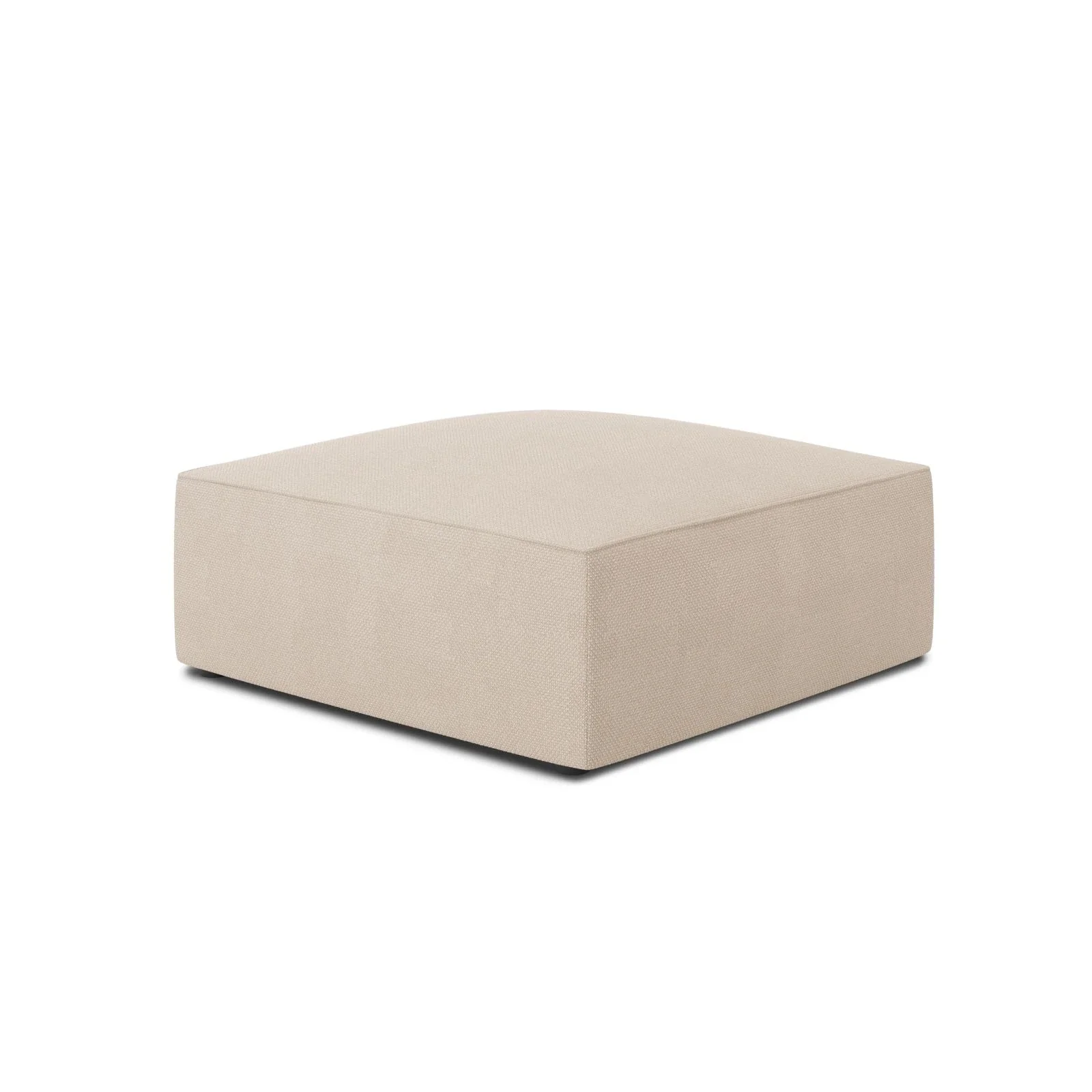 Ruby Pouf mit Bezug in Samt, Cord oder Strukturstoff, 93x93 cm - Image 43