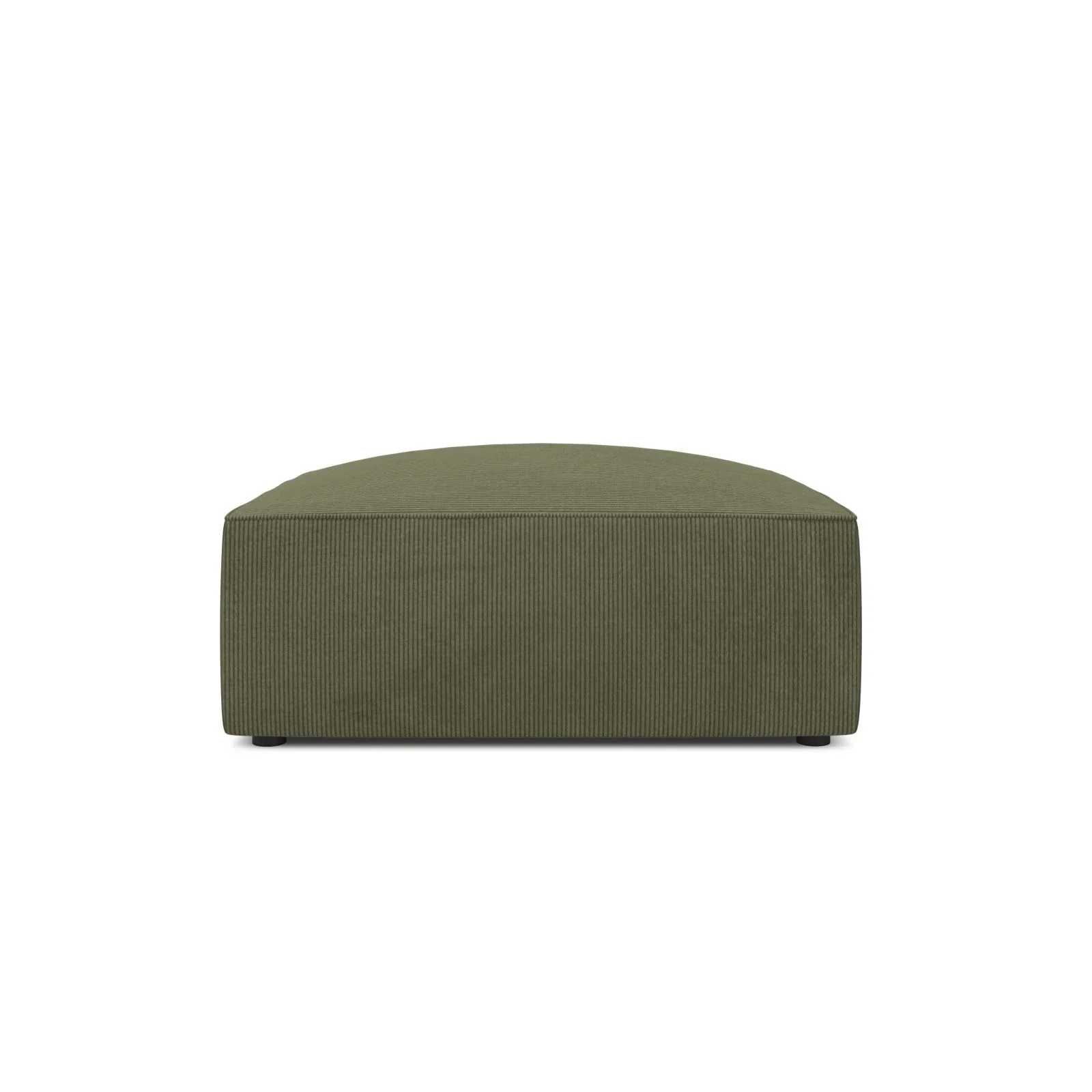 Ruby Pouf mit Bezug in Samt, Cord oder Strukturstoff, 93x93 cm - Image 5