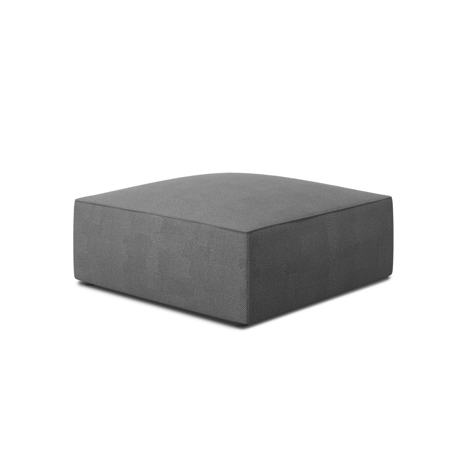 Ruby Pouf mit Bezug in Samt, Cord oder Strukturstoff, 93x93 cm - Image 51