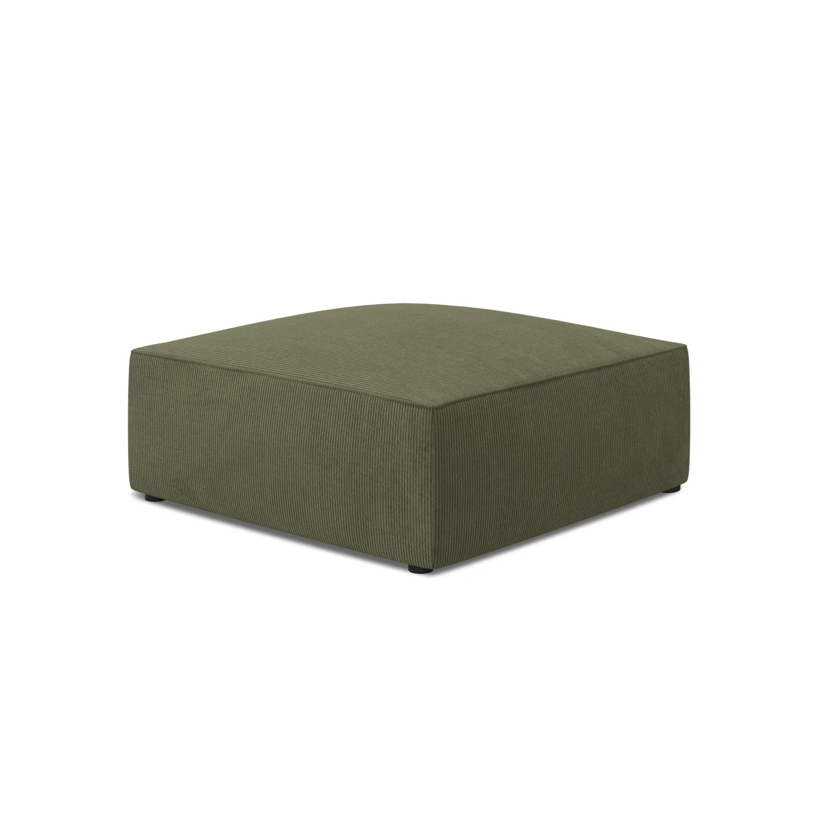 Ruby Pouf mit Bezug in Samt, Cord oder Strukturstoff, 93x93 cm - Image 6