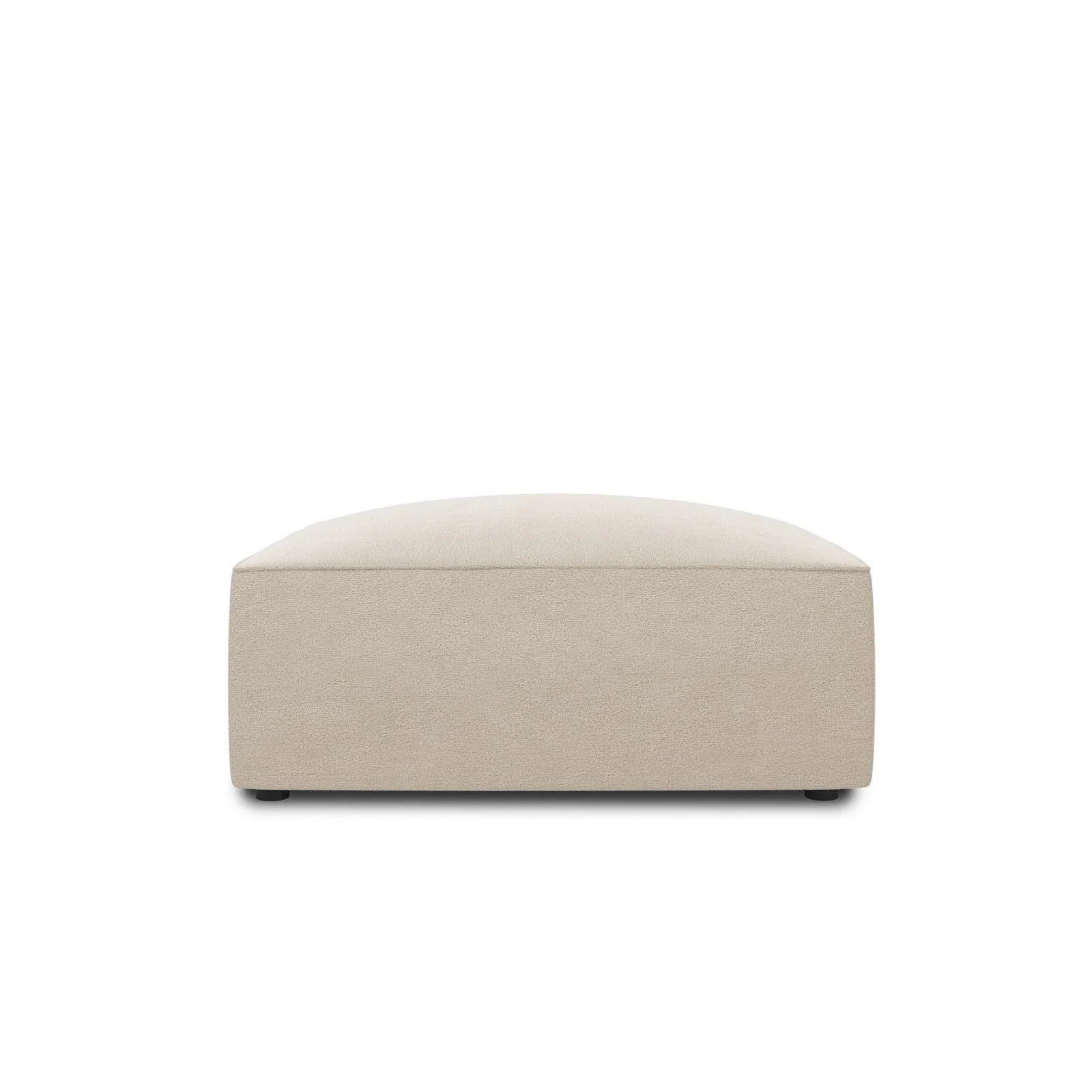 Ruby Pouf mit Bezug in Samt, Cord oder Strukturstoff, 93x93 cm - Image 69