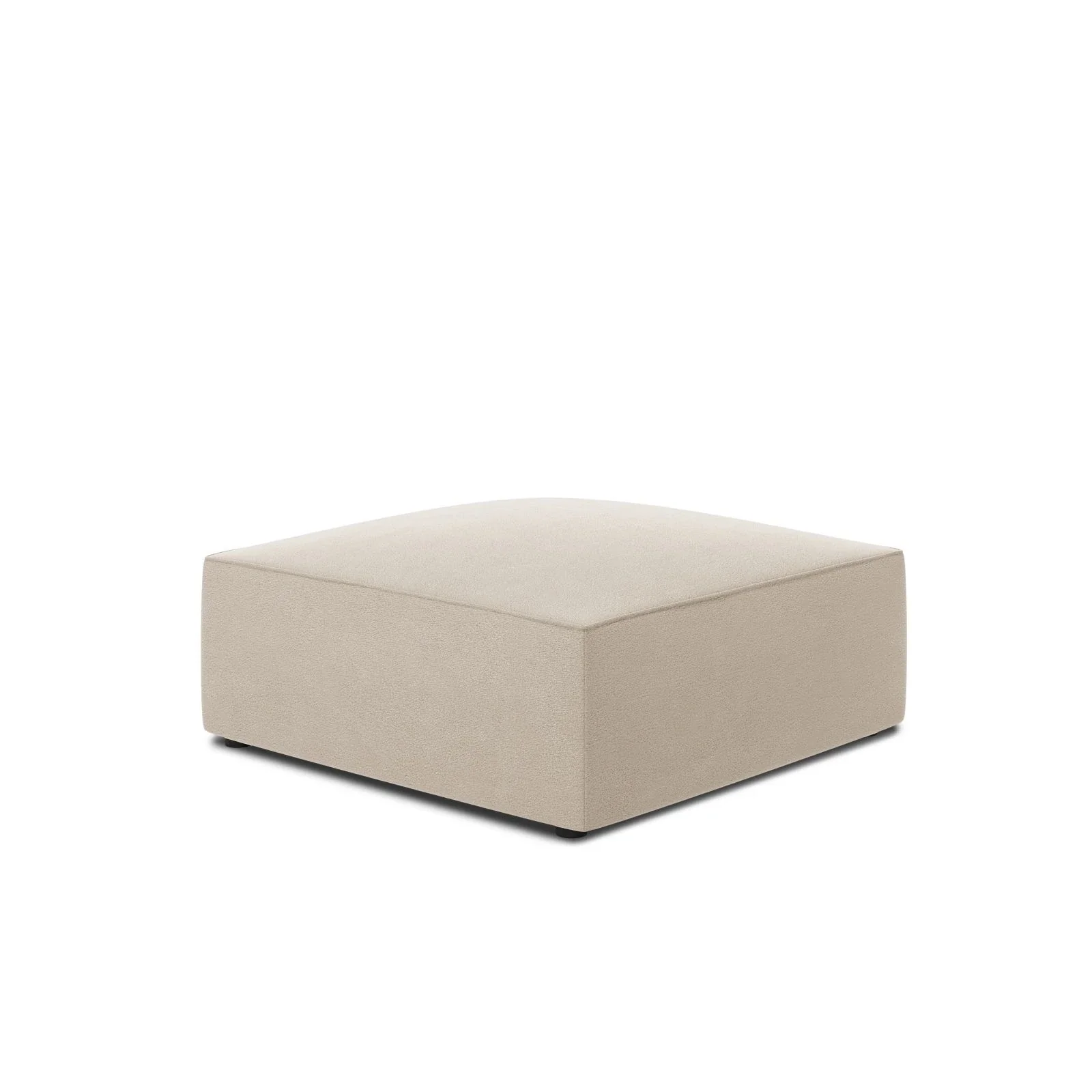 Ruby Pouf mit Bezug in Samt, Cord oder Strukturstoff, 93x93 cm - Image 70