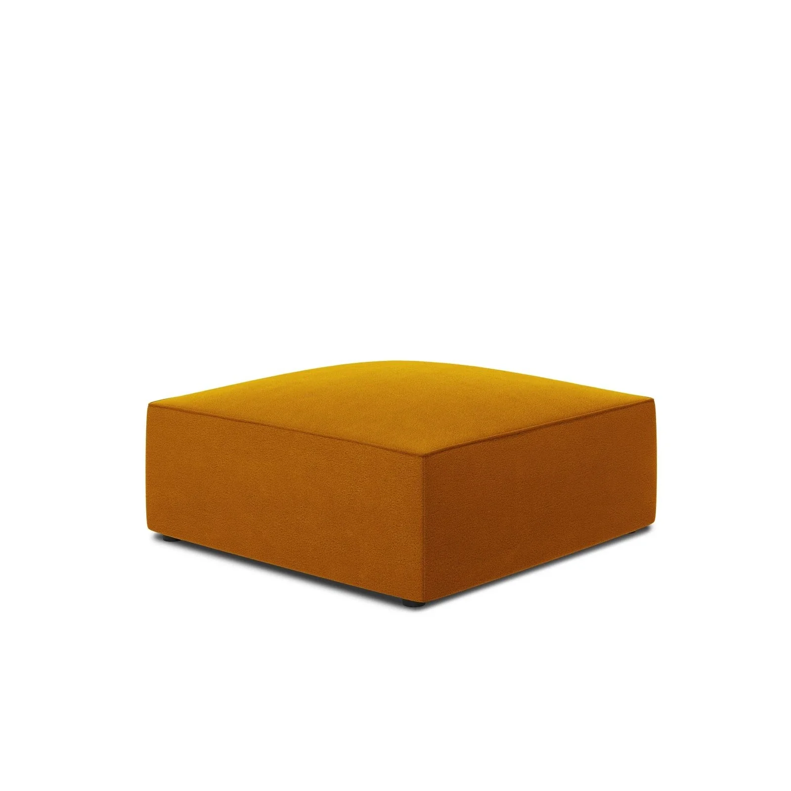 Ruby Pouf mit Bezug in Samt, Cord oder Strukturstoff, 93x93 cm - Image 82