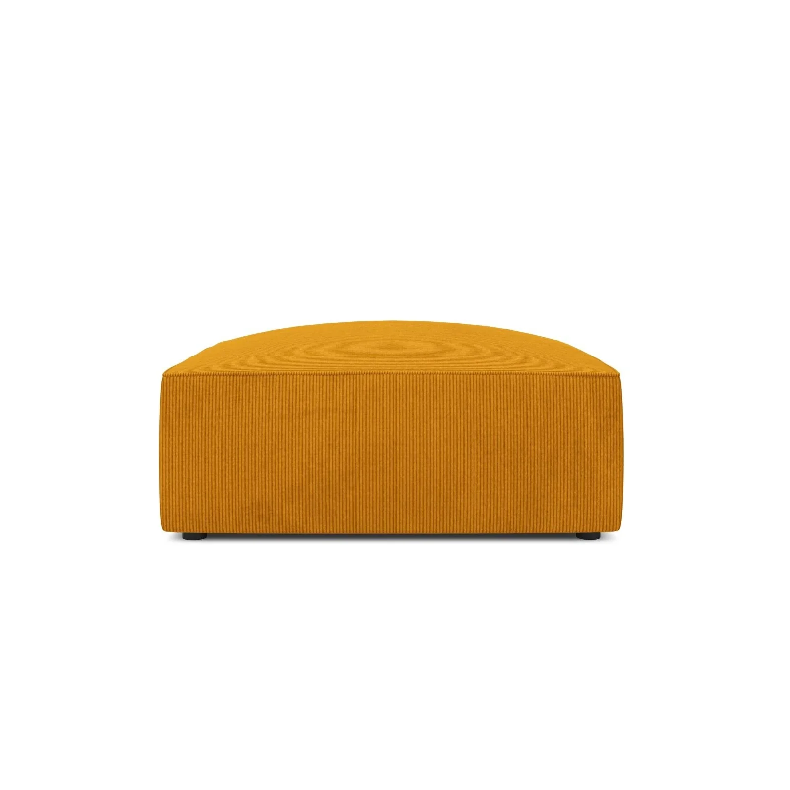 Ruby Pouf mit Bezug in Samt, Cord oder Strukturstoff, 93x93 cm - Image 9