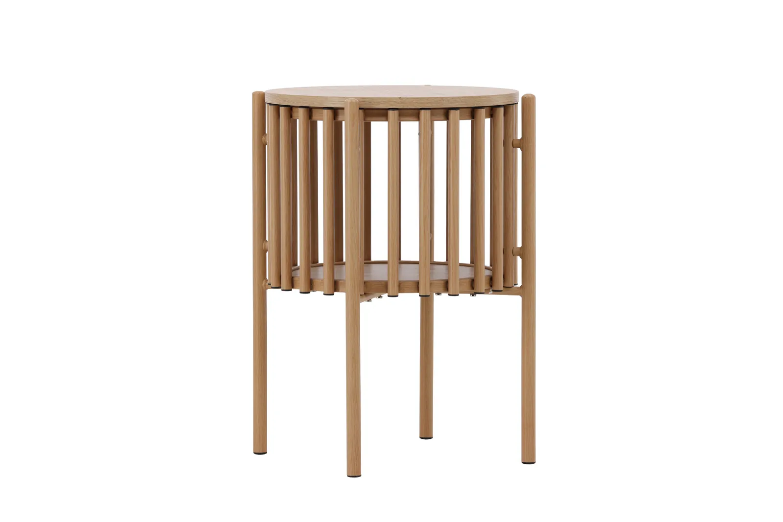 Runder Beistelltisch Rubbo naturfarbend ⌀45 - Image 7