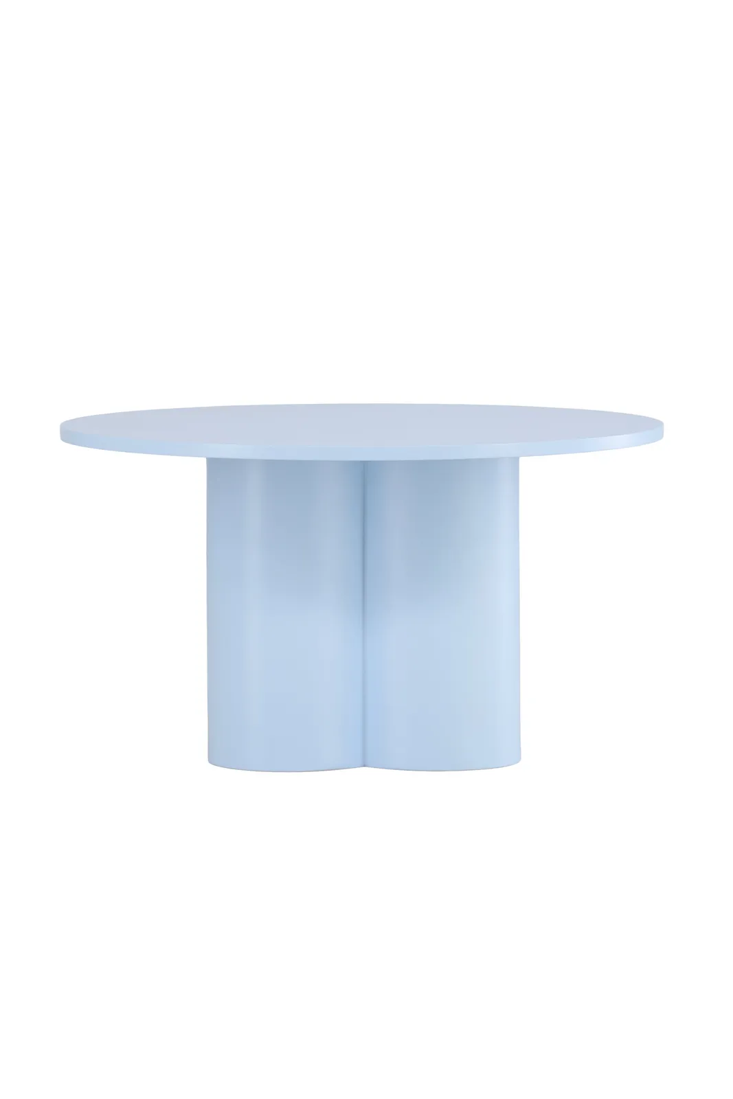 Runder Couchtisch Olivia in babyblau ⌀80