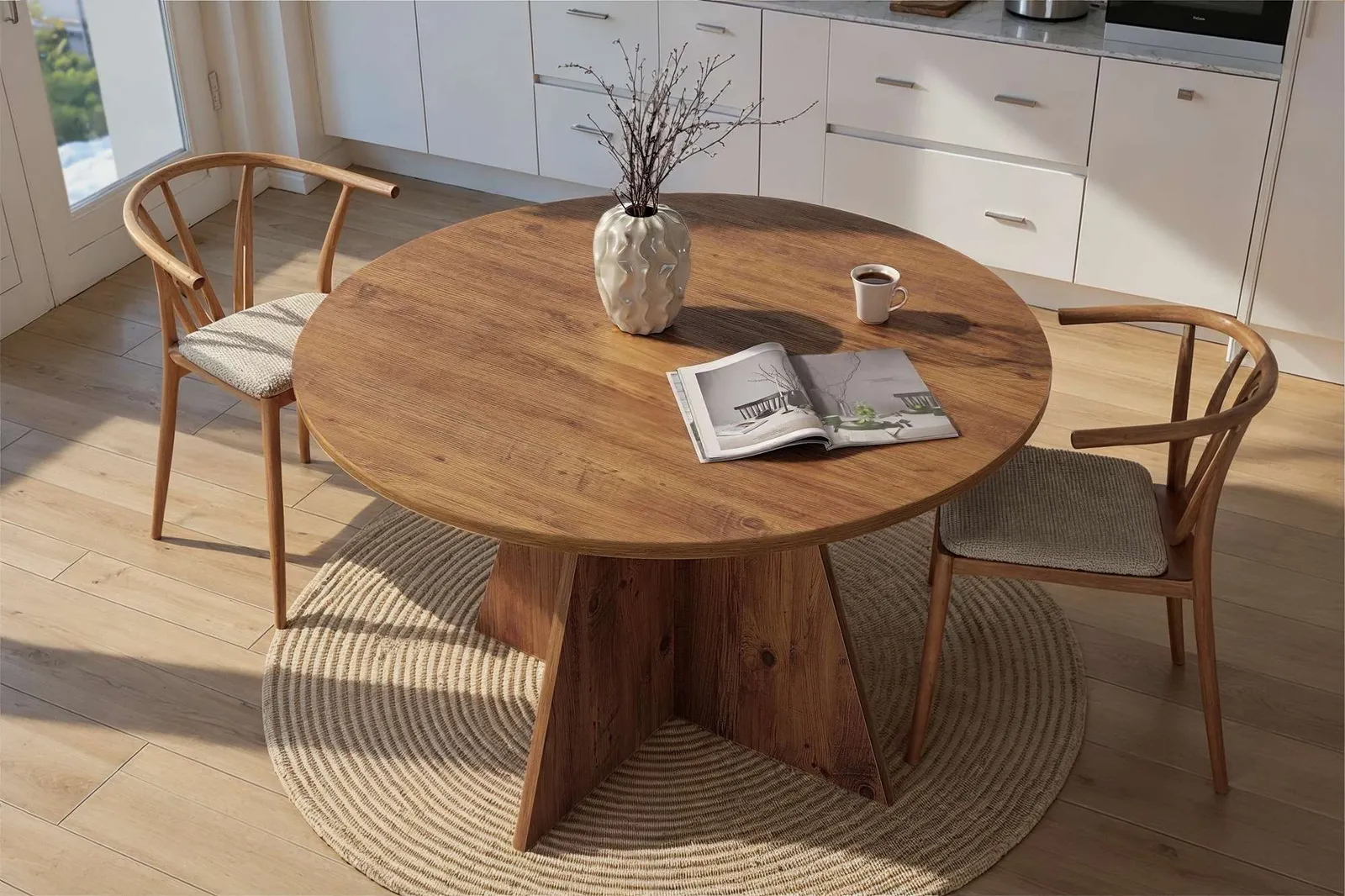 Runder Esstisch Virella aus Holz 120Ø - Image 3