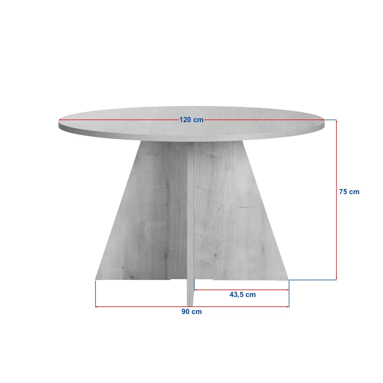 Runder Esstisch Virella aus Holz 120Ø - Image 5