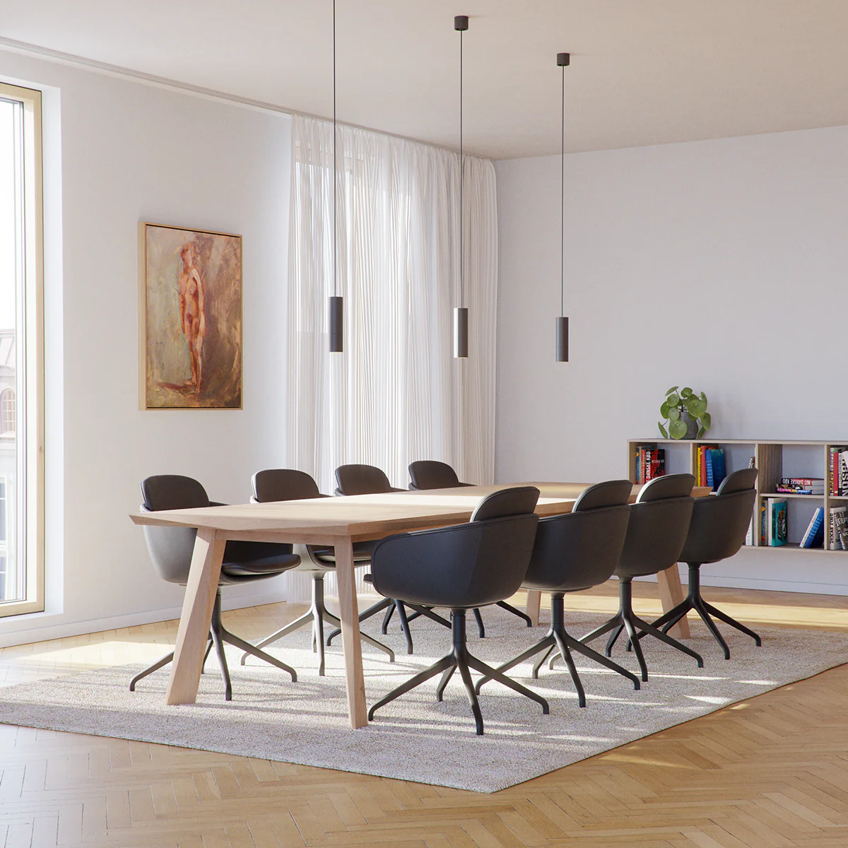 Essstuhl no. One S2-S - Terra Black - Image 3