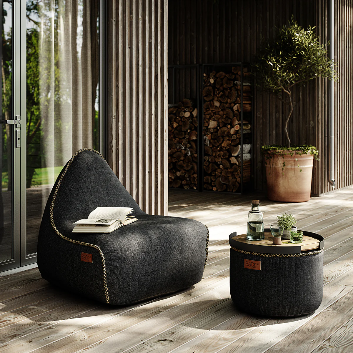 Cobana Lounge Chair Black - Image 3