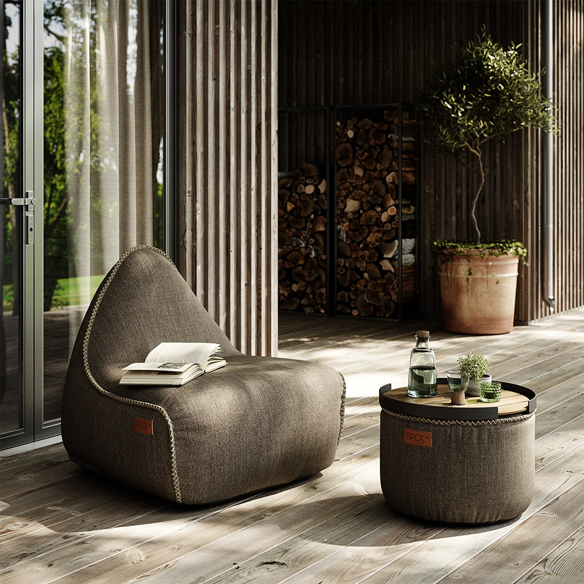 Cobana Lounge Chair Brown - Image 3