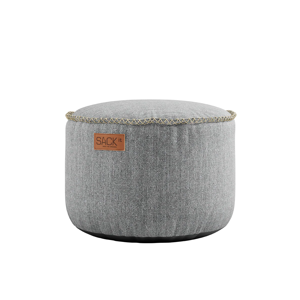 Cobana Lounge Chair Sand Melange + Pouf - Image 3