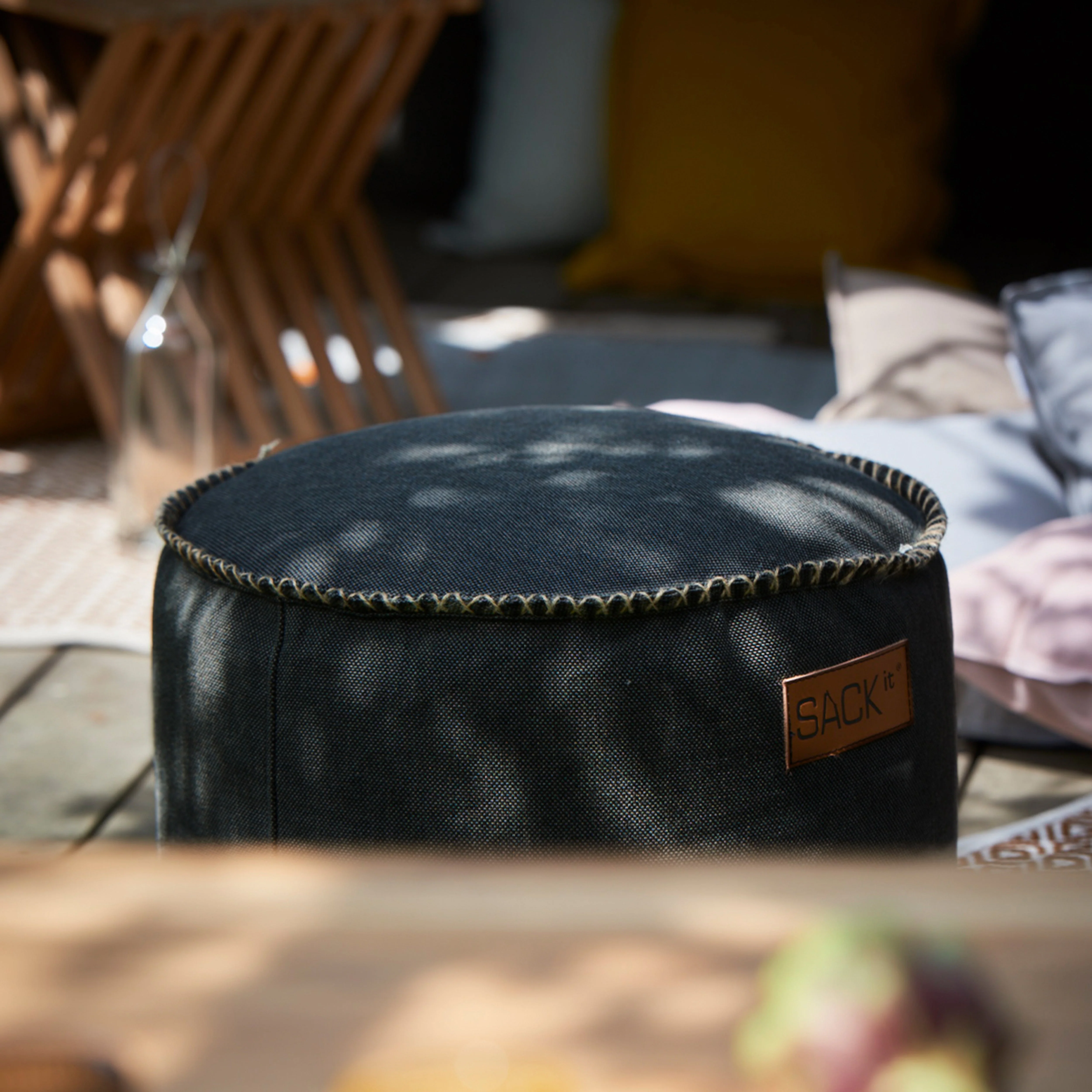 Cobana Pouf Black - Image 2