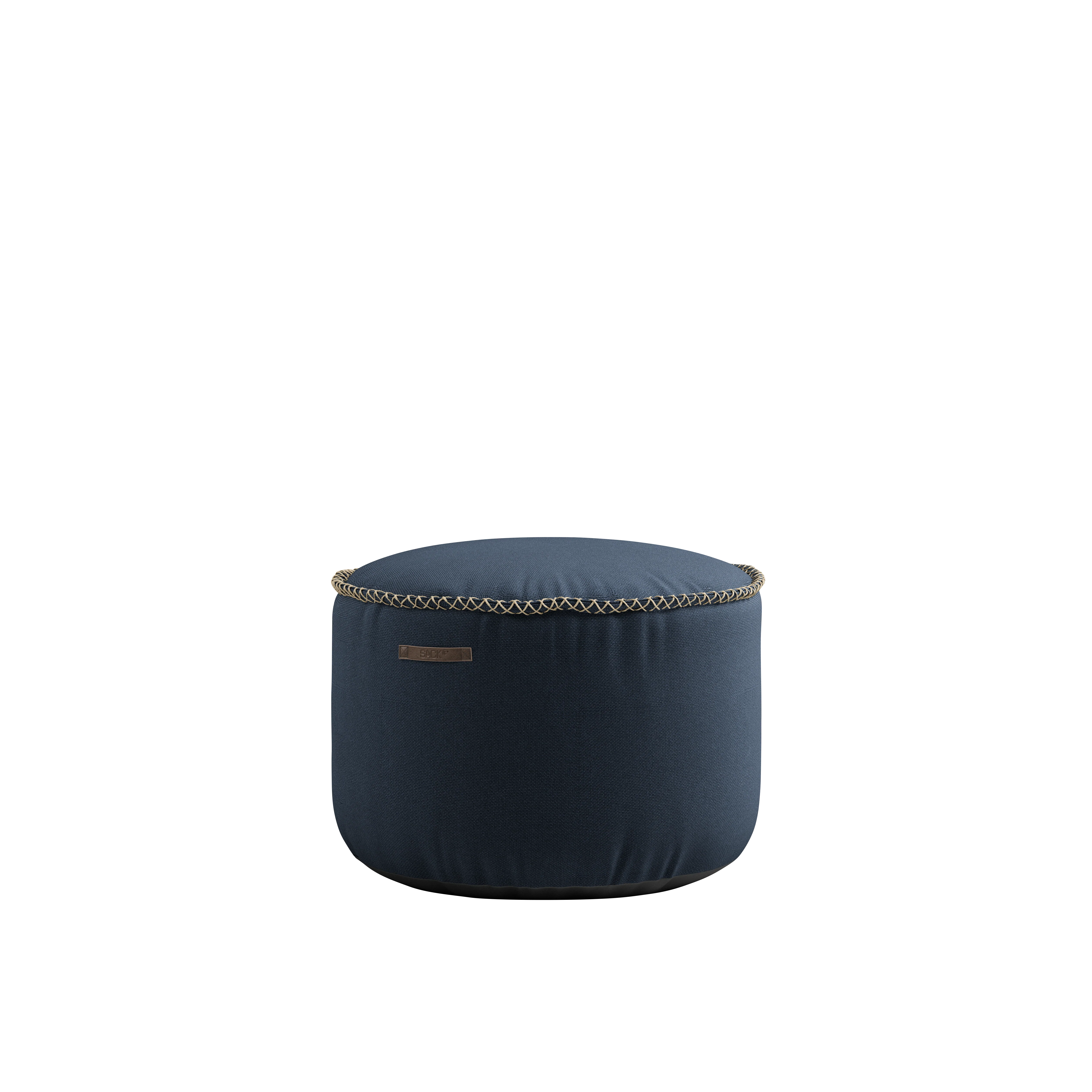 Cura Pouf Dark Blue