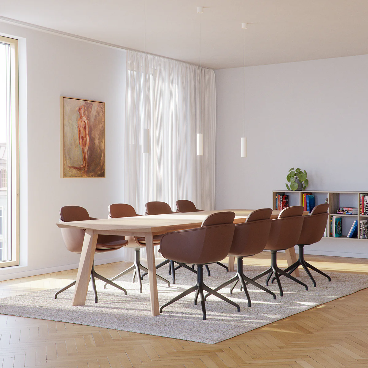 Esstisch 300 x 100 Oak Edge - Image 2