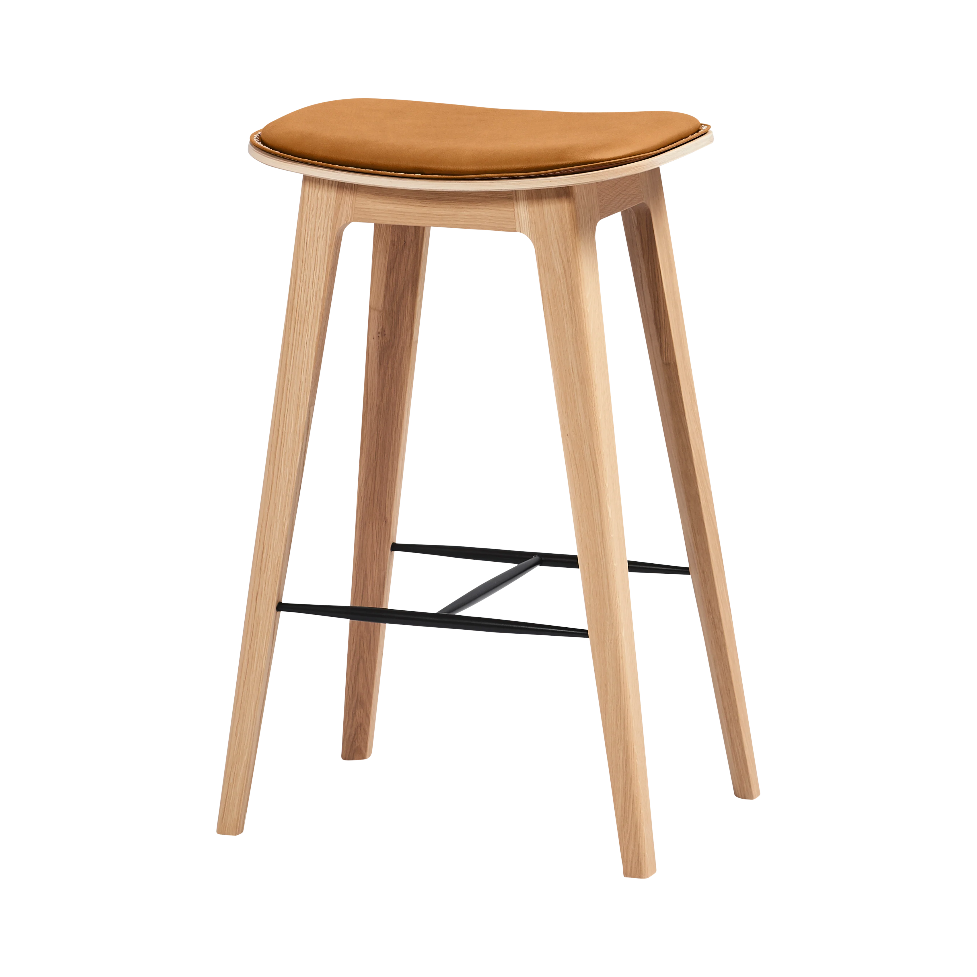 Nordic Barhocker Eiche w/s hoch - Luna Sandstein