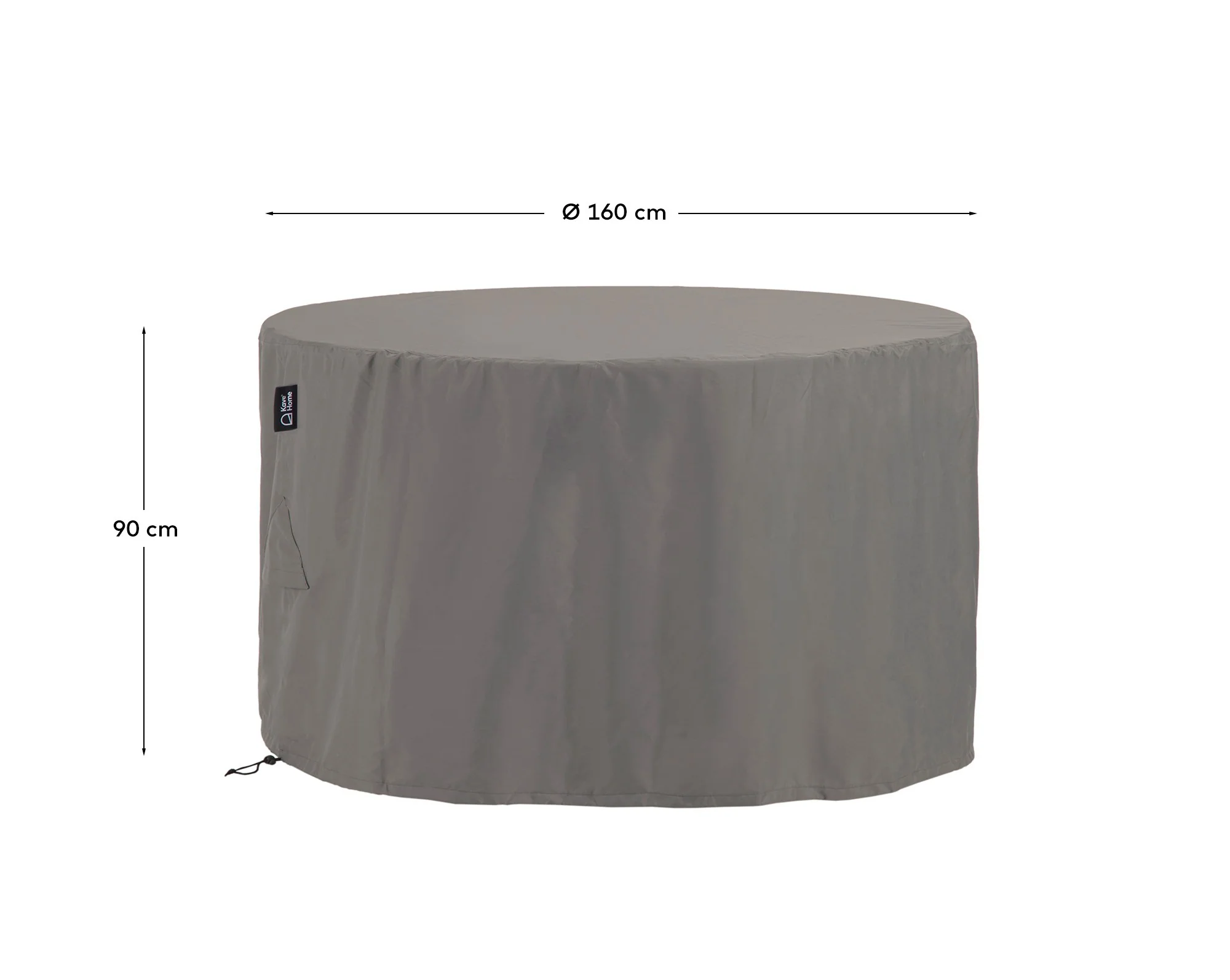 Iria Schutzhülle für runden Outdoor-Tisch max. Ø 160 cm - Image 4