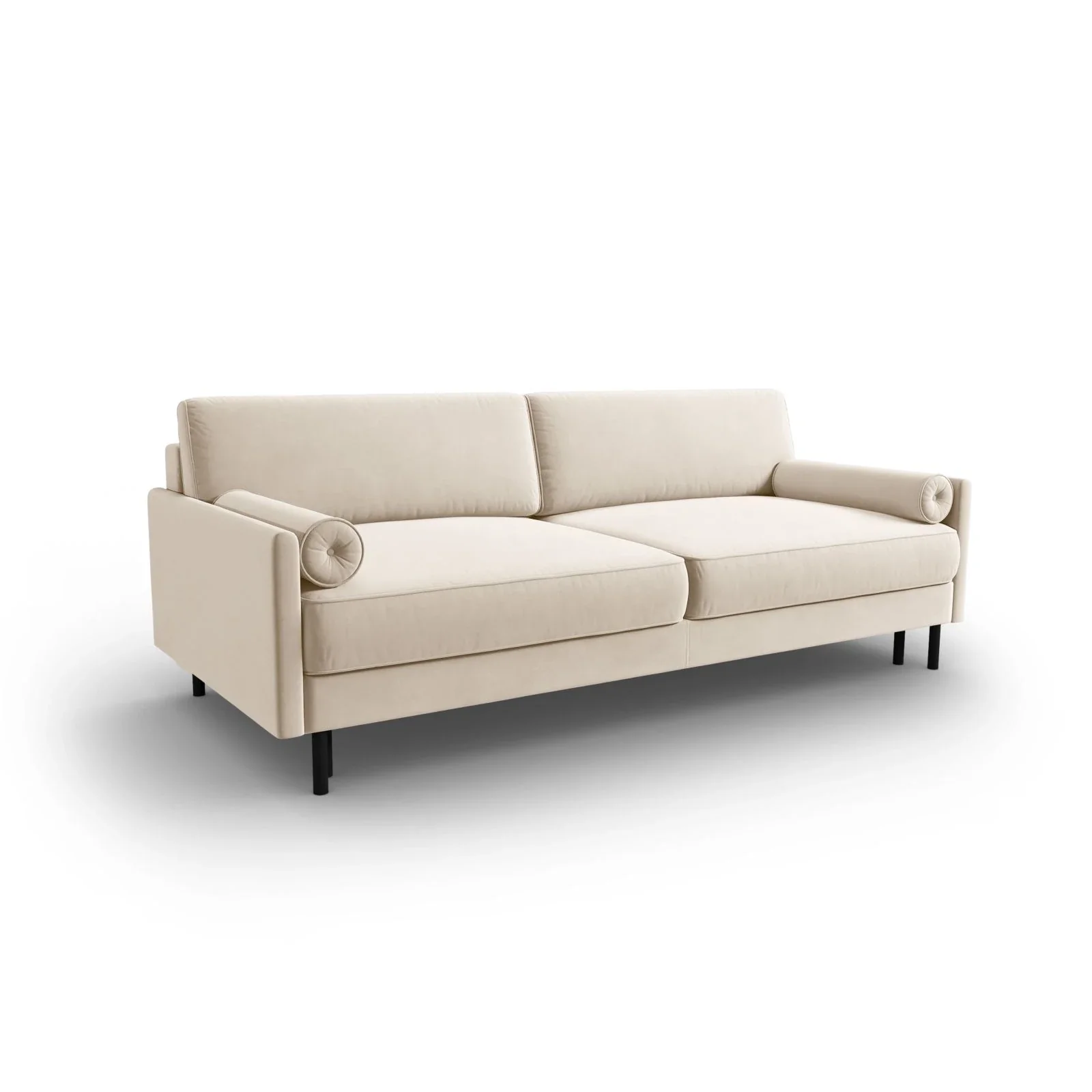 Scott 3-Sitzer Sofa, umwandelbar mit Schlaffunktion, mit Bezug aus Samt oder Strukturstoff, 212x97 cm - Image 3