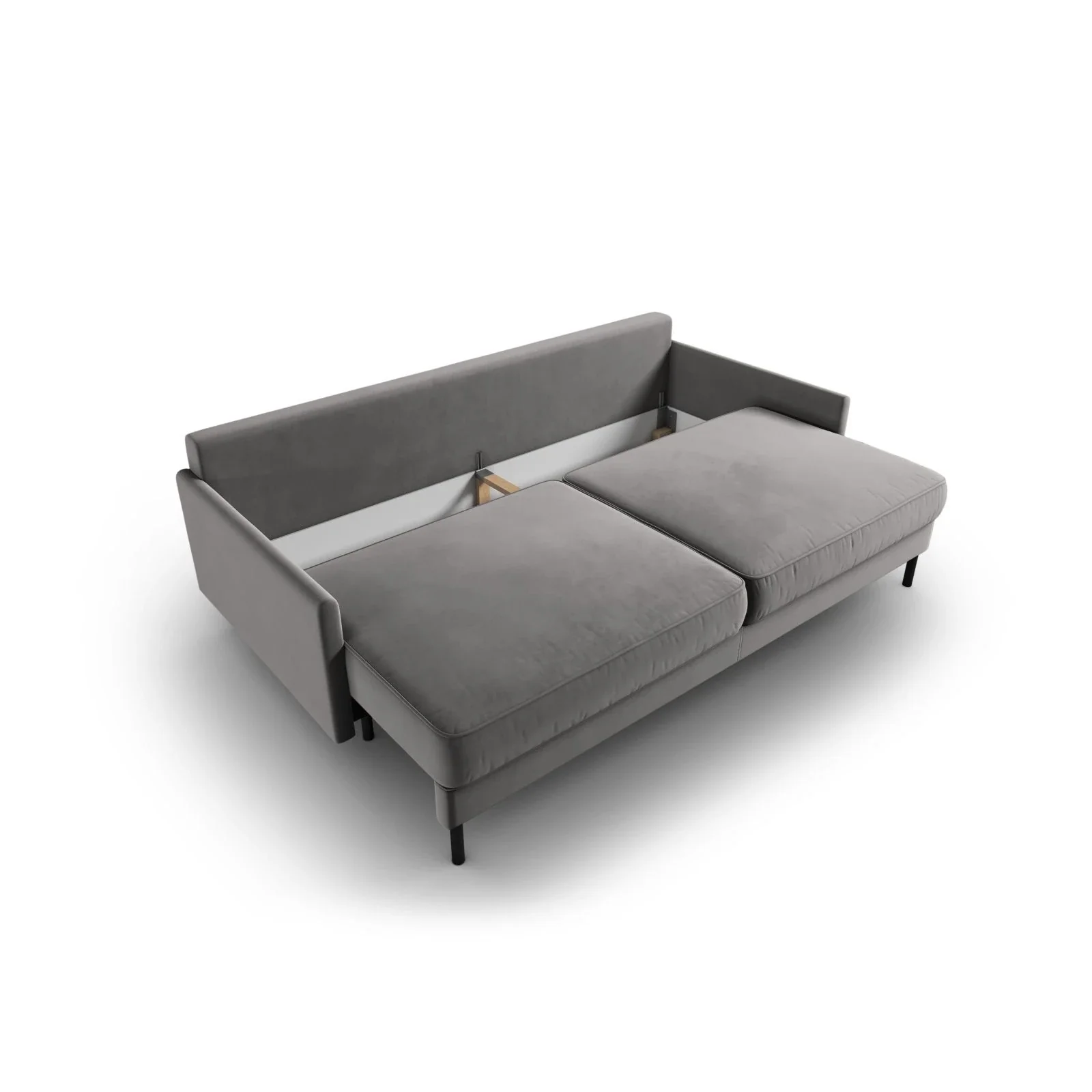 Scott 3-Sitzer Sofa, umwandelbar mit Schlaffunktion, mit Bezug aus Samt oder Strukturstoff, 212x97 cm - Image 36