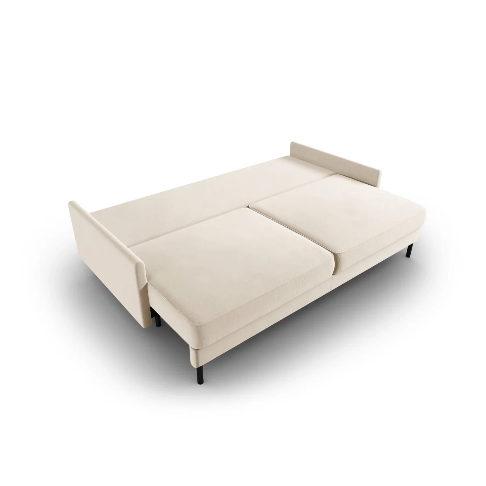 Scott 3-Sitzer Sofa, umwandelbar mit Schlaffunktion, mit Bezug aus Samt oder Strukturstoff, 212x97 cm - Image 5