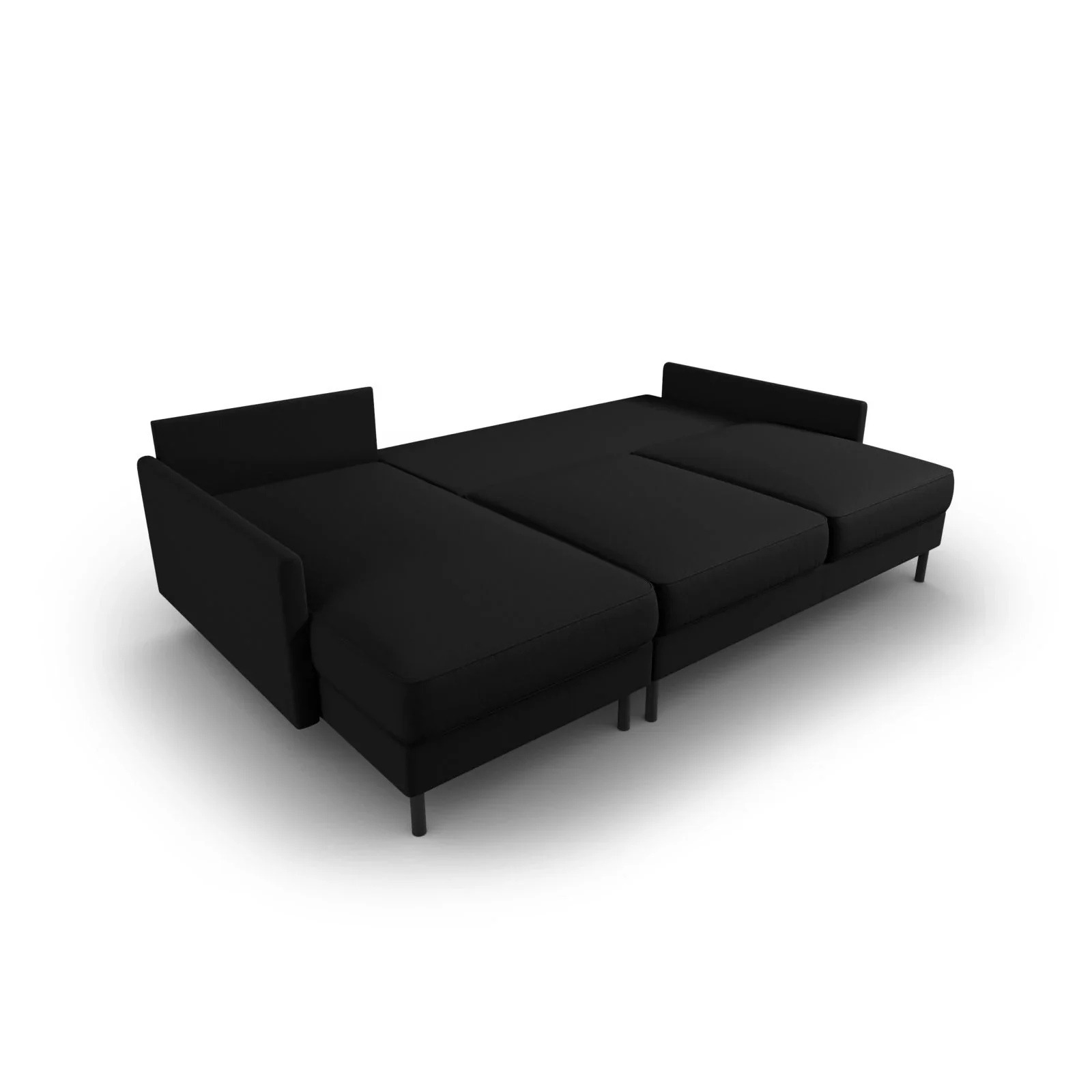 Scott 4-Sitzer Sofa, Linke Seite, umwandelbar mit Schlaffunktion, mit Bezug aus Samt oder Strukturstoff, 212x142 cm - Image 113