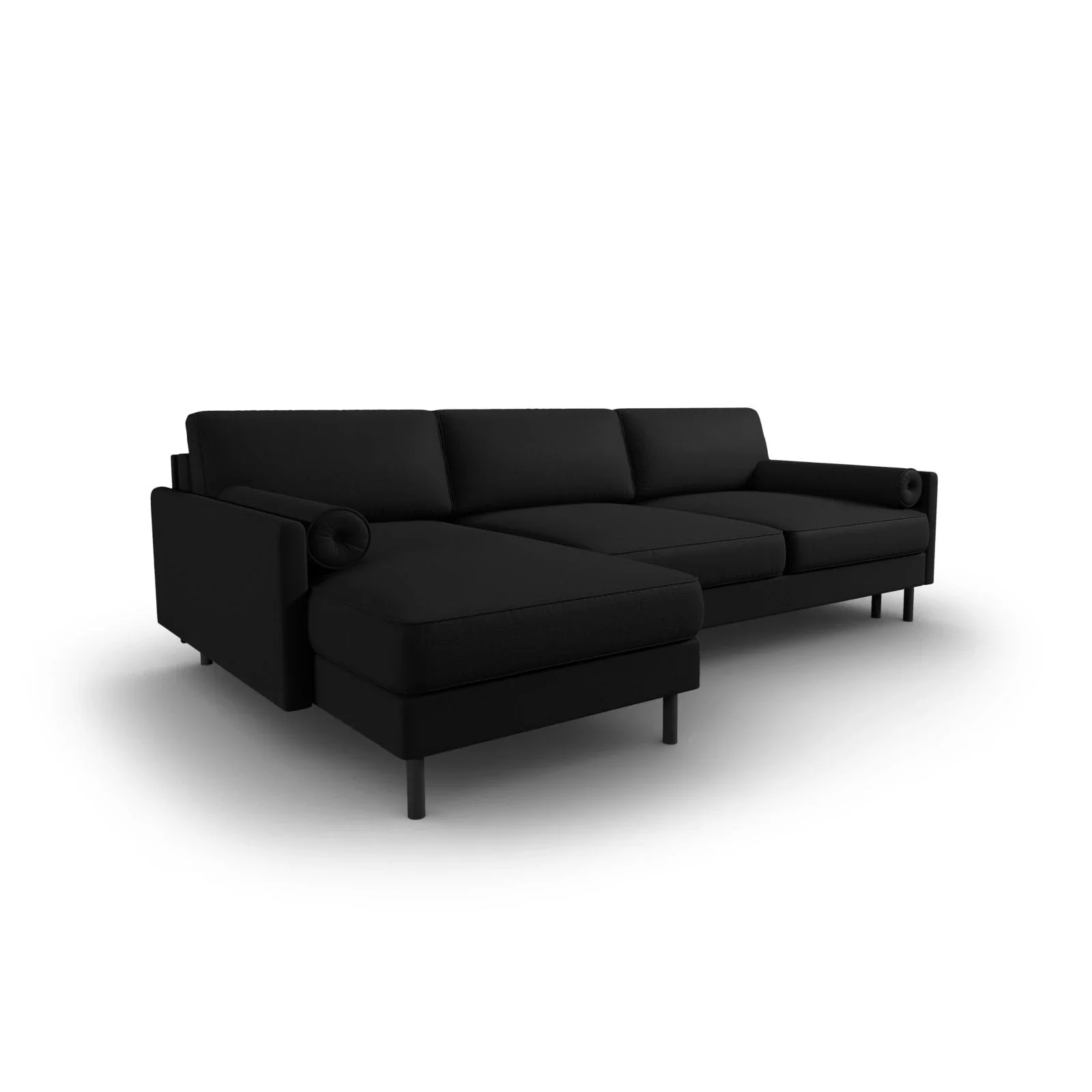 Scott 4-Sitzer Sofa, Linke Seite, umwandelbar mit Schlaffunktion, mit Bezug aus Samt oder Strukturstoff, 212x142 cm - Image 114
