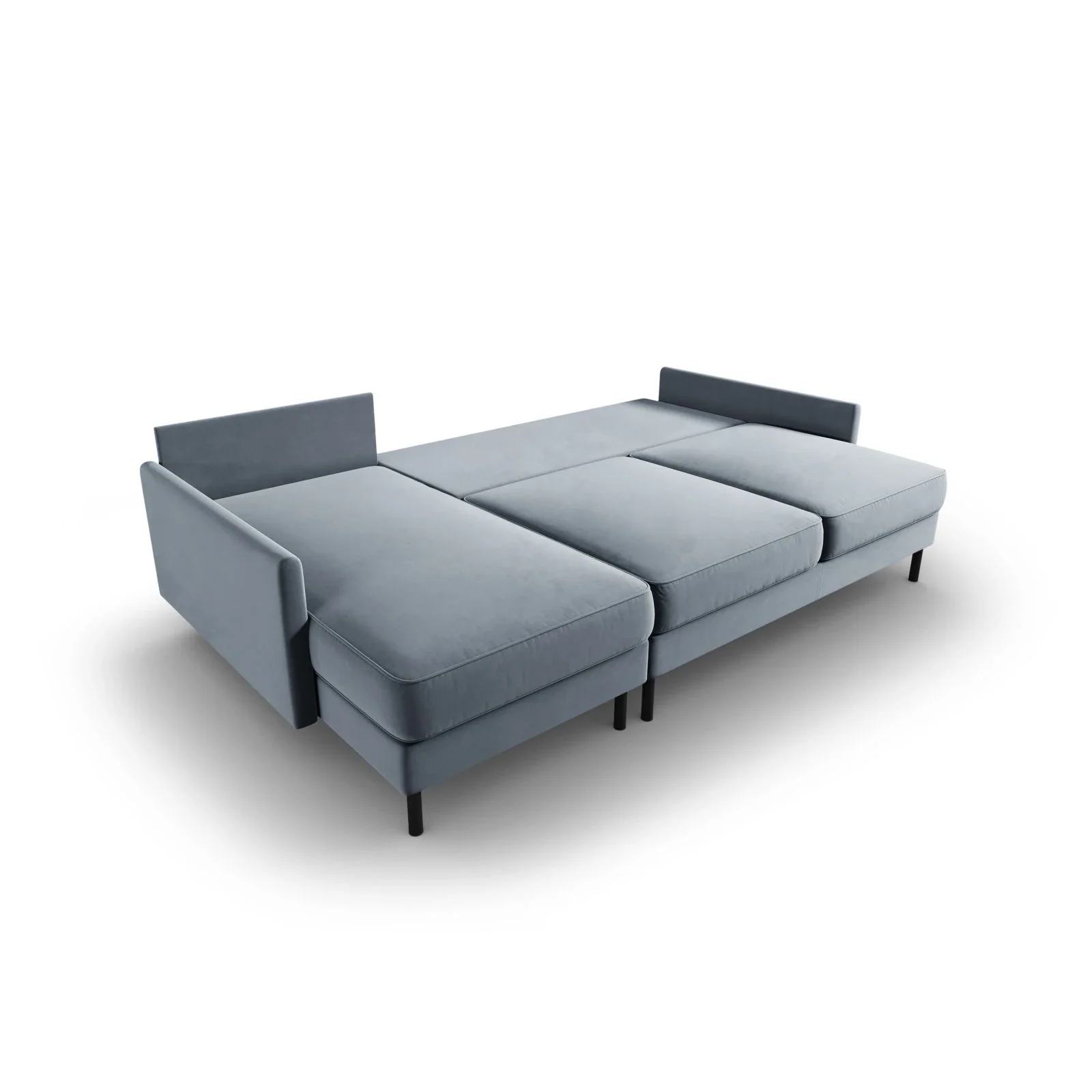 Scott 4-Sitzer Sofa, Linke Seite, umwandelbar mit Schlaffunktion, mit Bezug aus Samt oder Strukturstoff, 212x142 cm - Image 14