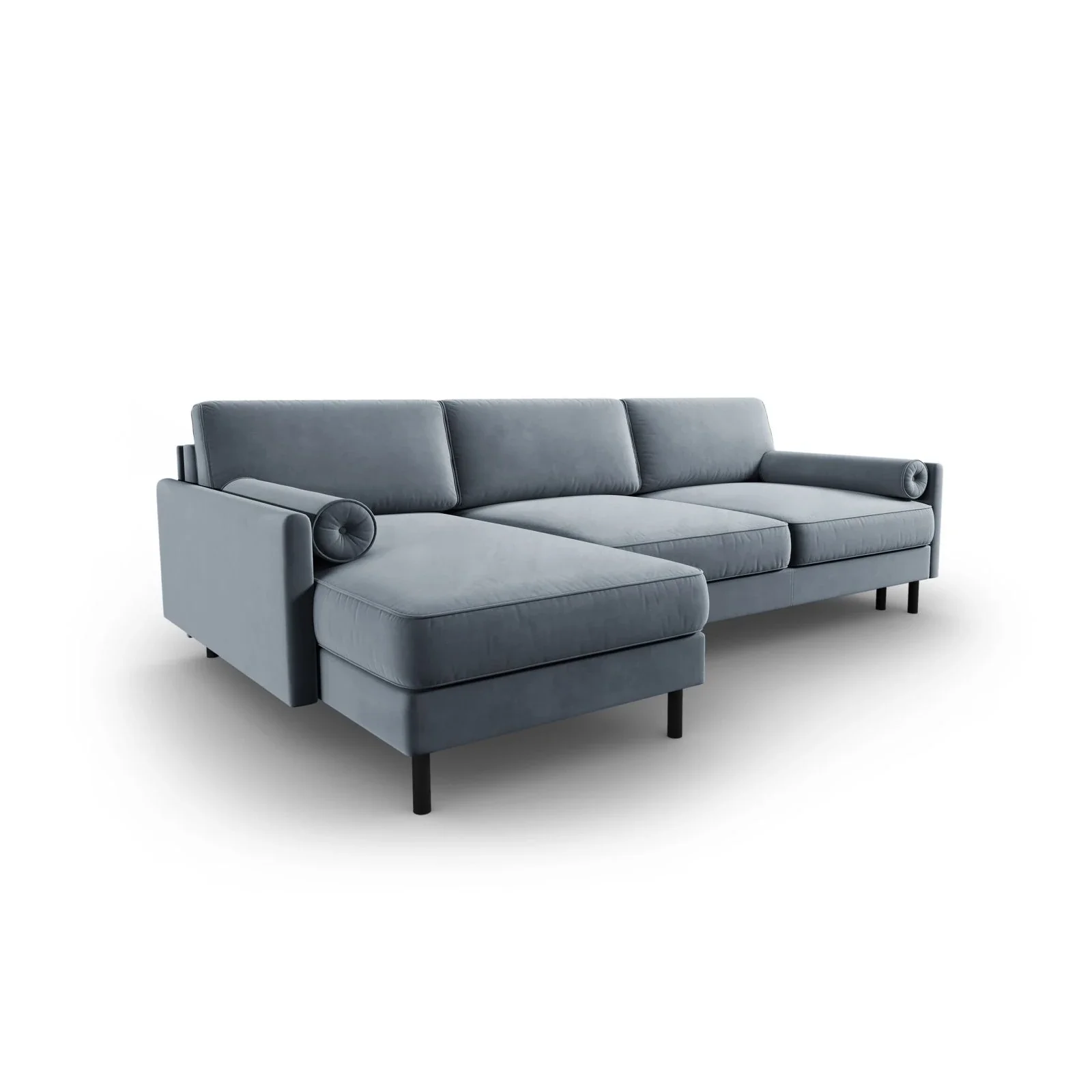 Scott 4-Sitzer Sofa, Linke Seite, umwandelbar mit Schlaffunktion, mit Bezug aus Samt oder Strukturstoff, 212x142 cm - Image 15