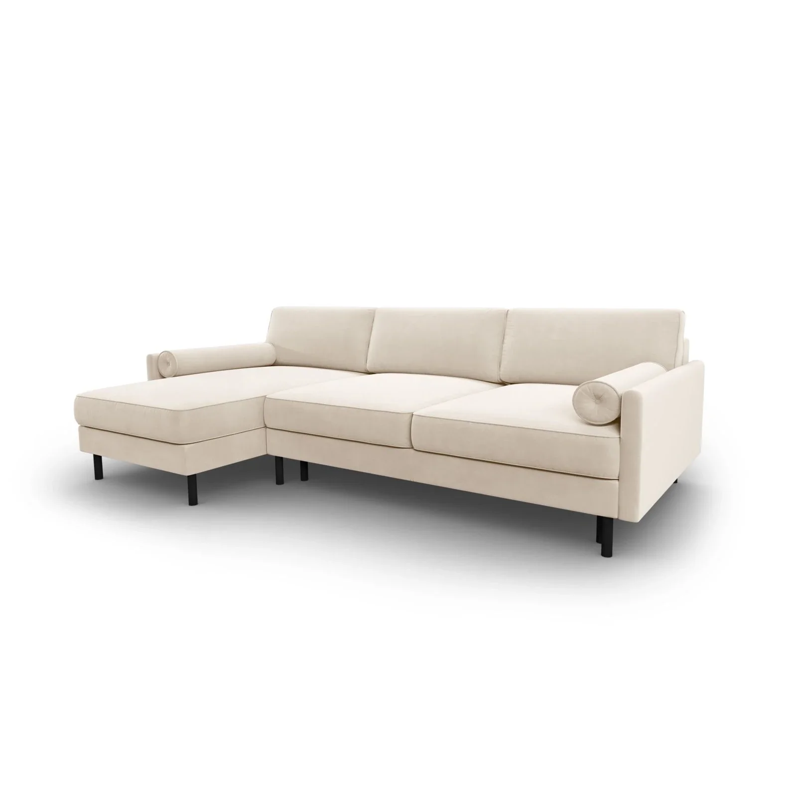 Scott 4-Sitzer Sofa, Linke Seite, umwandelbar mit Schlaffunktion, mit Bezug aus Samt oder Strukturstoff, 212x142 cm - Image 3