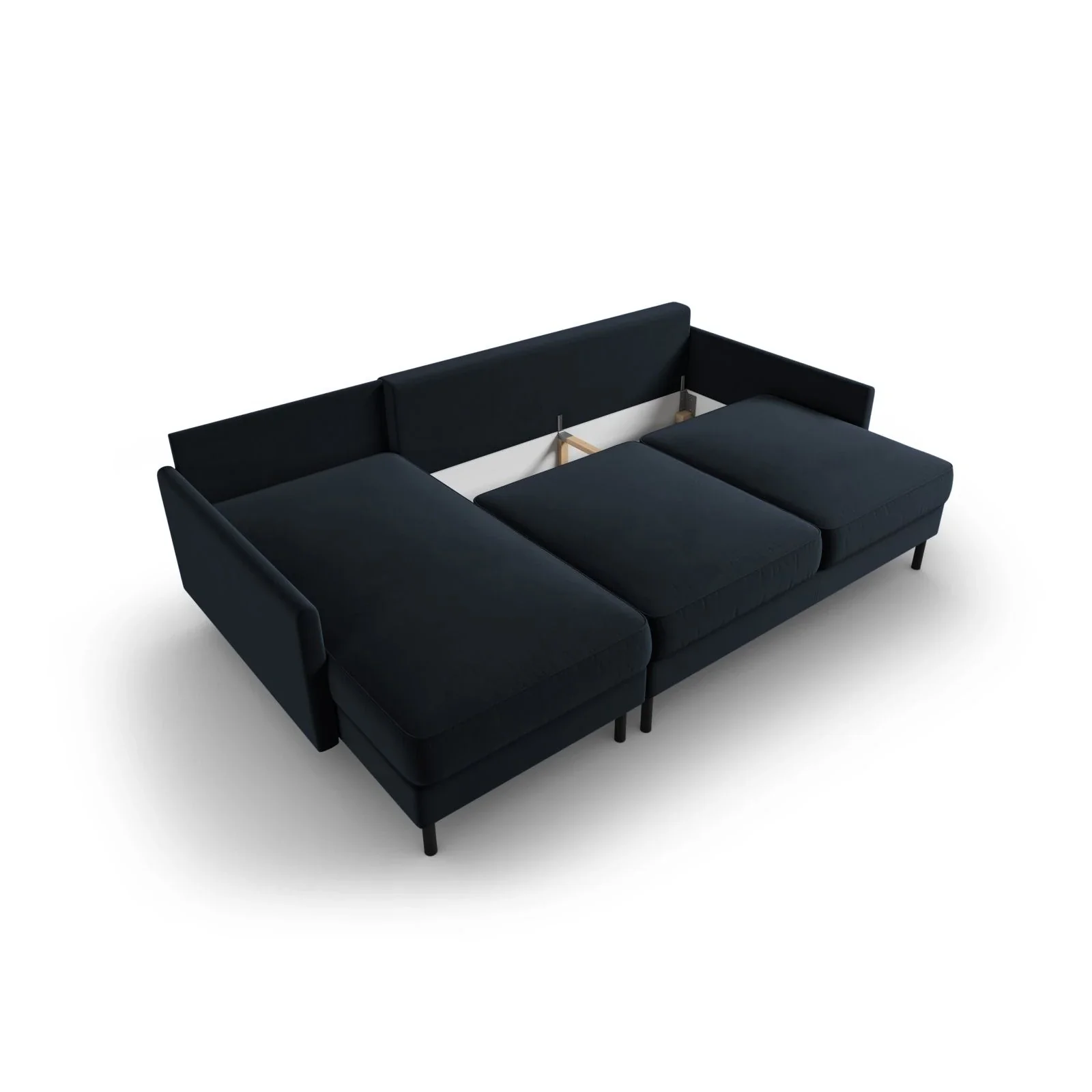 Scott 4-Sitzer Sofa, Linke Seite, umwandelbar mit Schlaffunktion, mit Bezug aus Samt oder Strukturstoff, 212x142 cm - Image 31