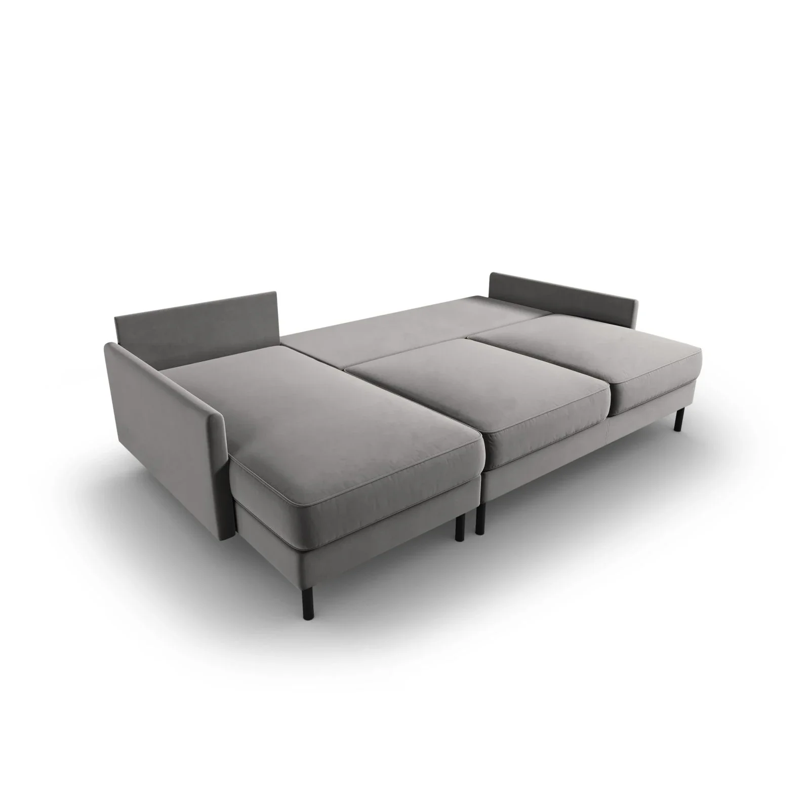 Scott 4-Sitzer Sofa, Linke Seite, umwandelbar mit Schlaffunktion, mit Bezug aus Samt oder Strukturstoff, 212x142 cm - Image 41
